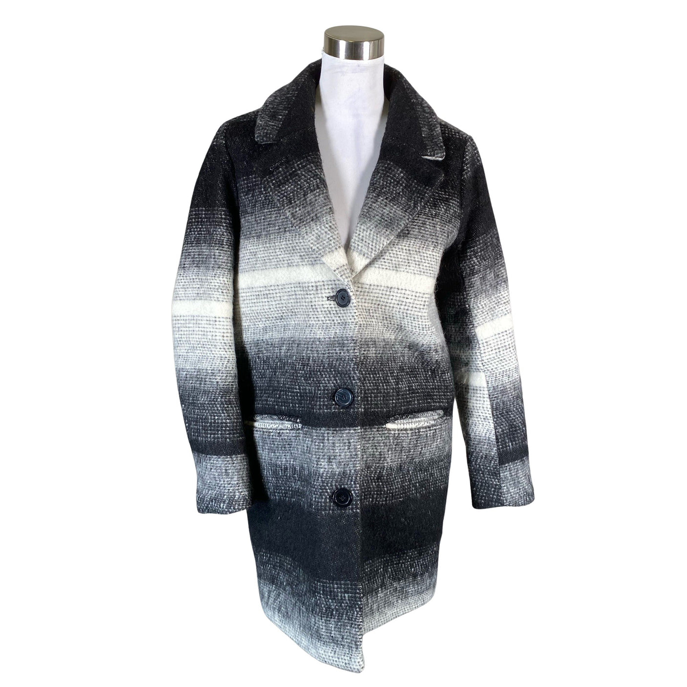 Unisex Fransa - Wool coat, size 38 - Gray (1)