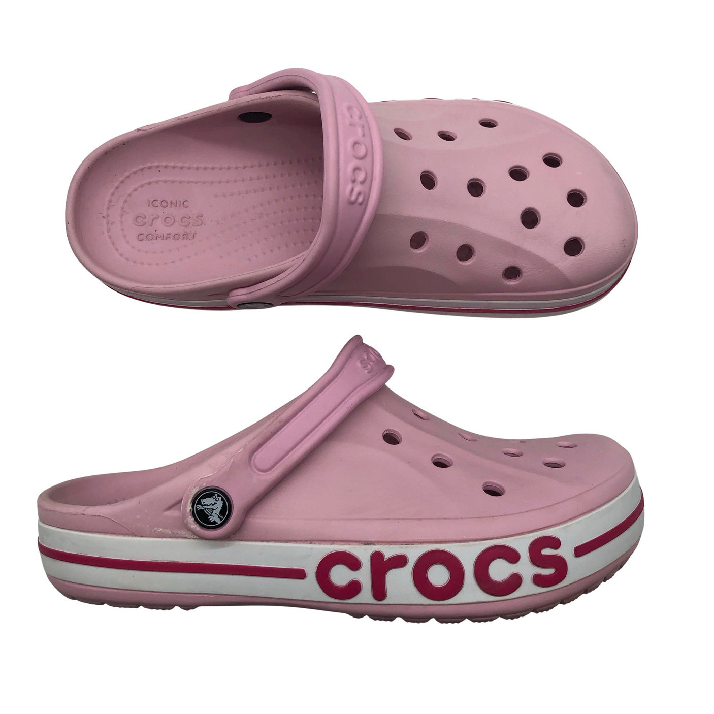 Unisex Crocs - Slip-on shoes, size 41 - Light pink (1)