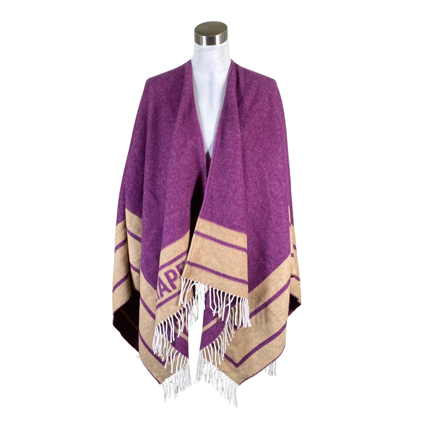 Unisex Patrizia Pepe - Shawl, size Maxi - Violet (1)