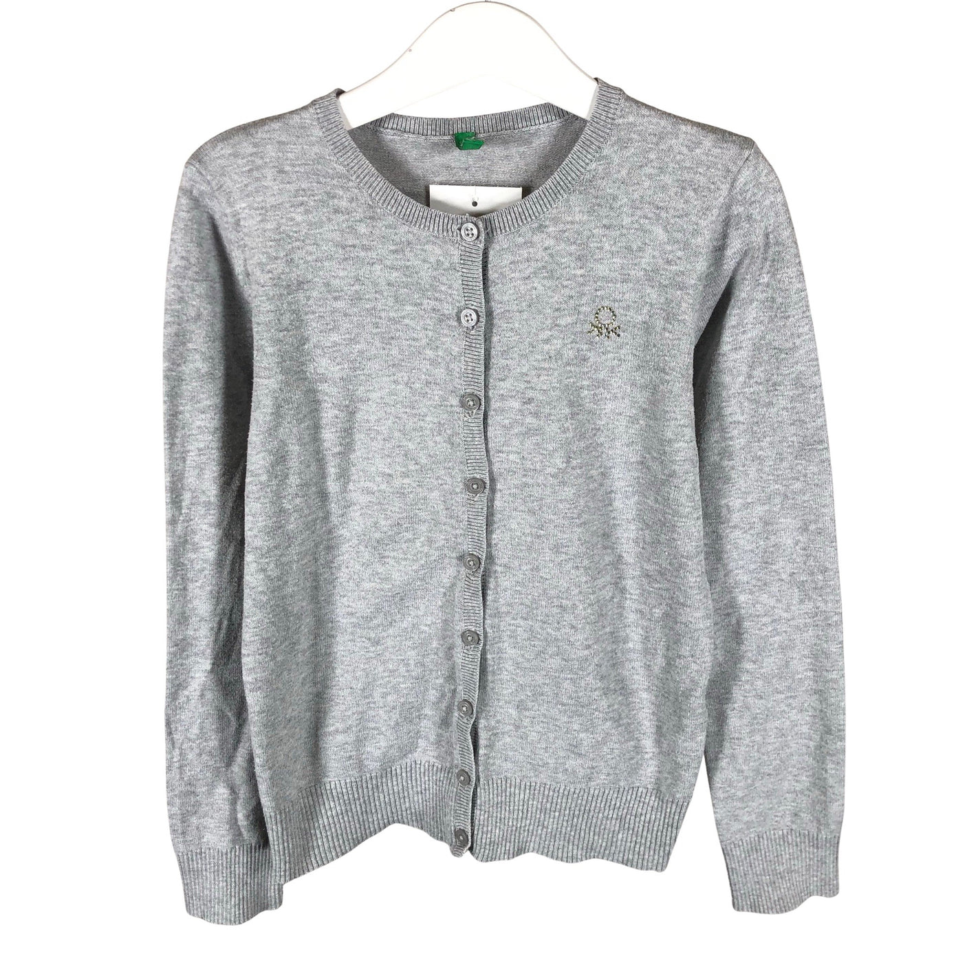 Unisex Benetton - Cardigan, size 134 - 140 - Gray (1)