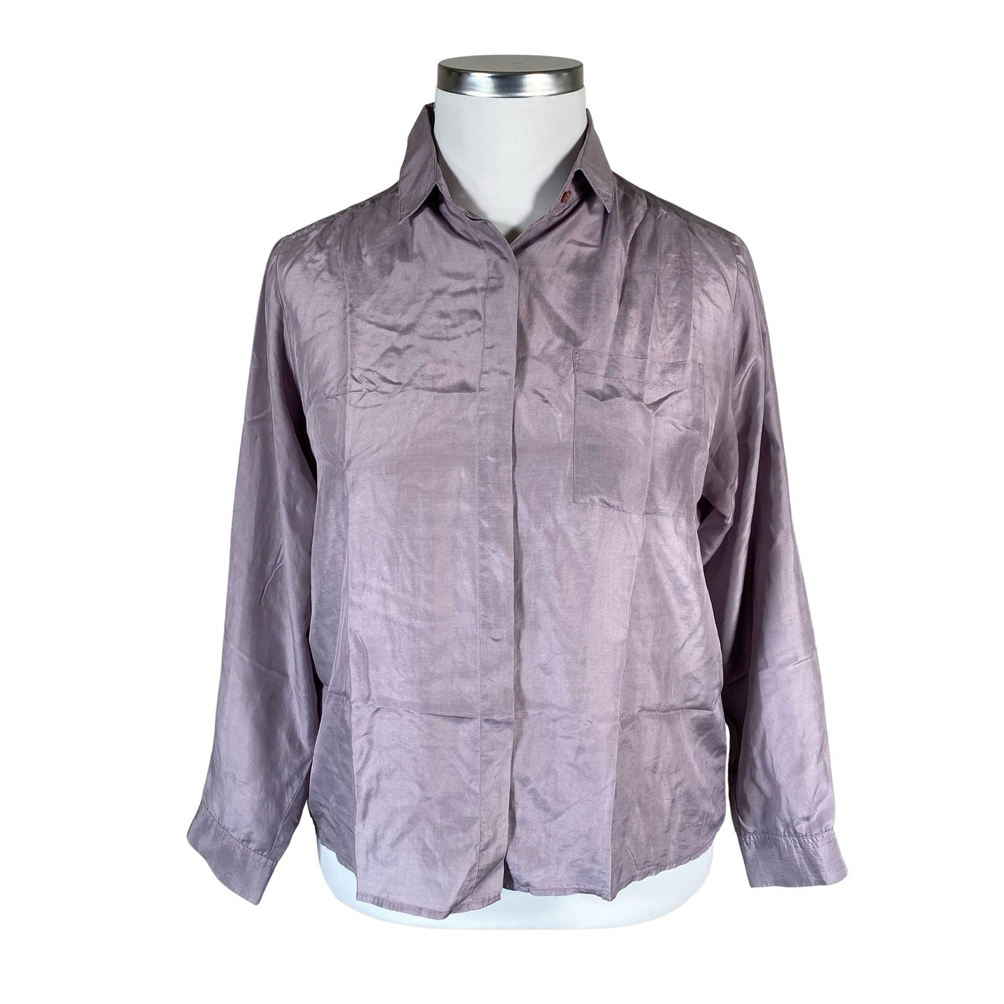 Unisex Stockmann Silk - Blouse, size 42 - Violet (1)