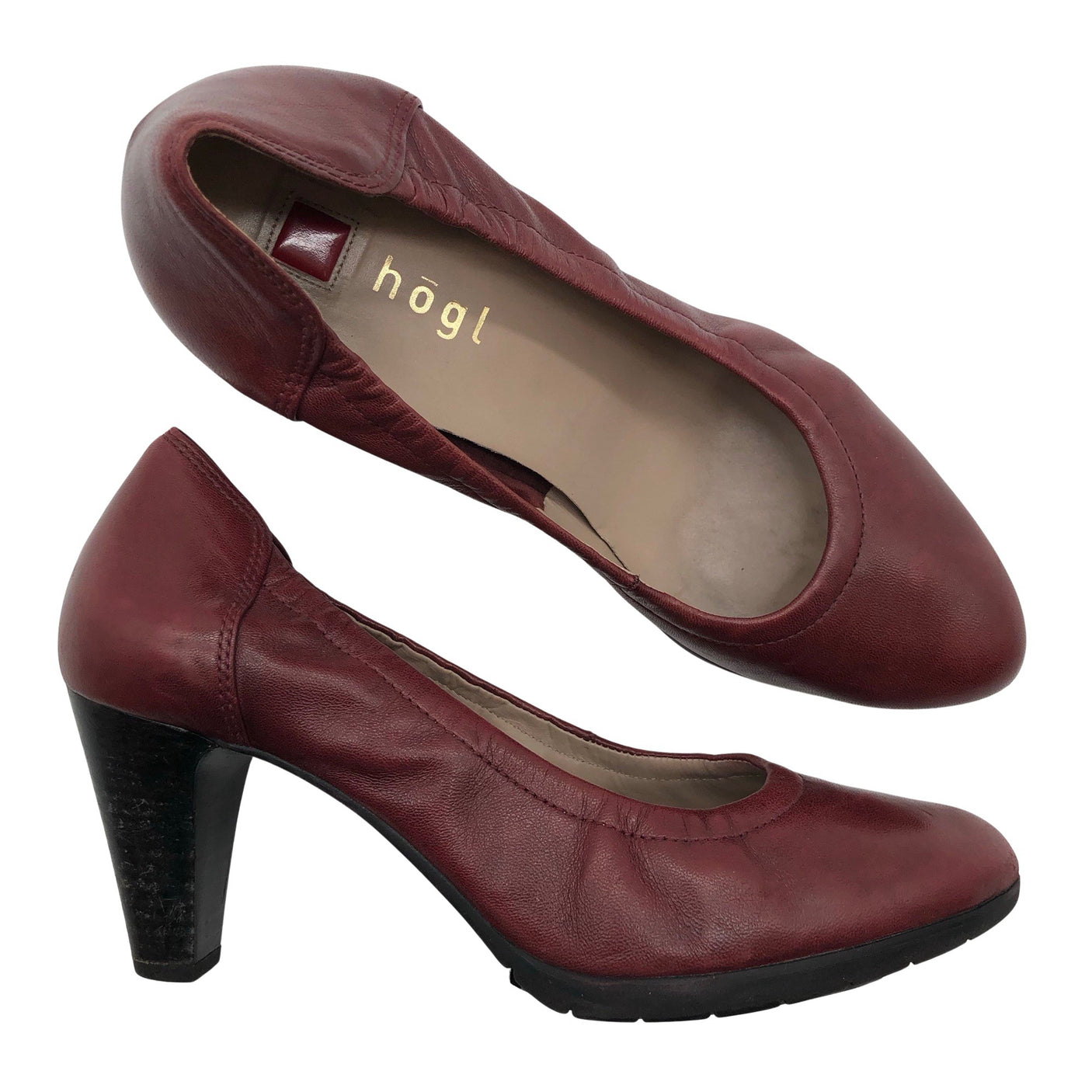 Unisex Högl - High heels, size 38 - Wine red (1)