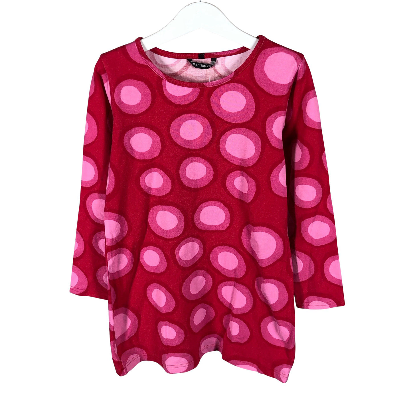Unisex Marimekko - Tricot tunic, size 128 - 134 - Pink (1)