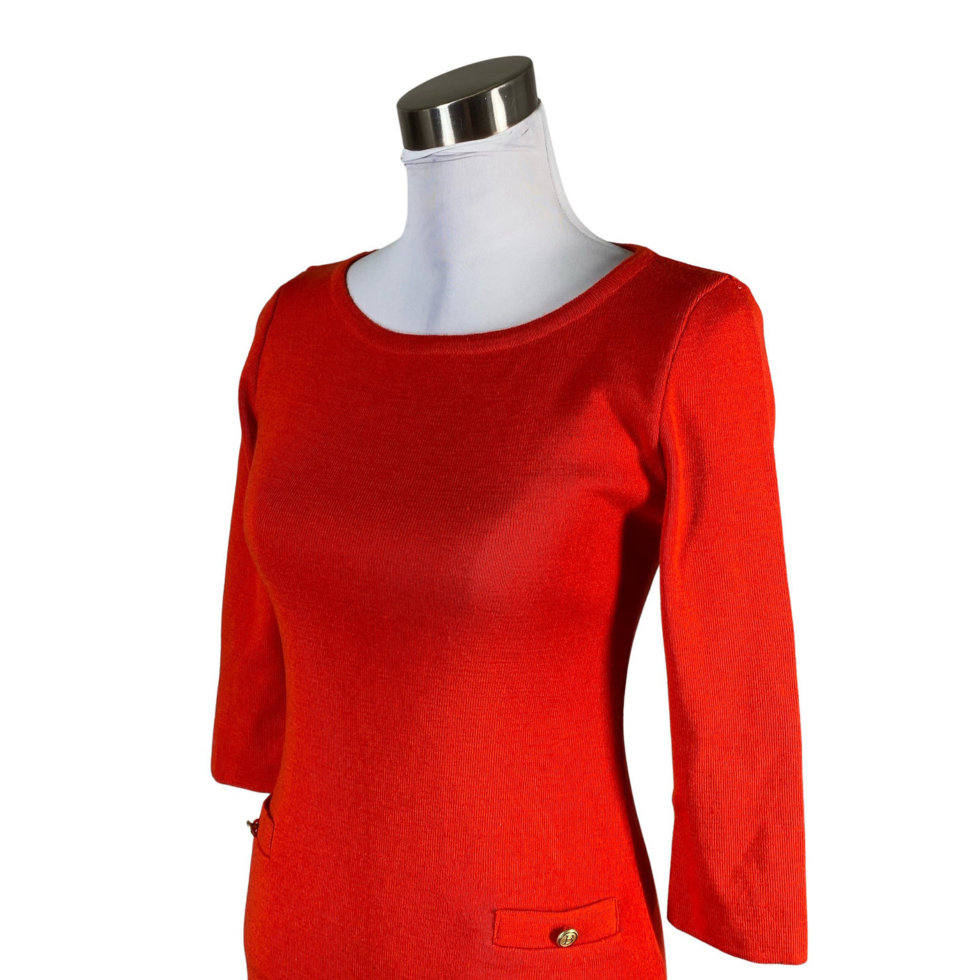Unisex Busnel - Knit dress, size 34 - Red (2)