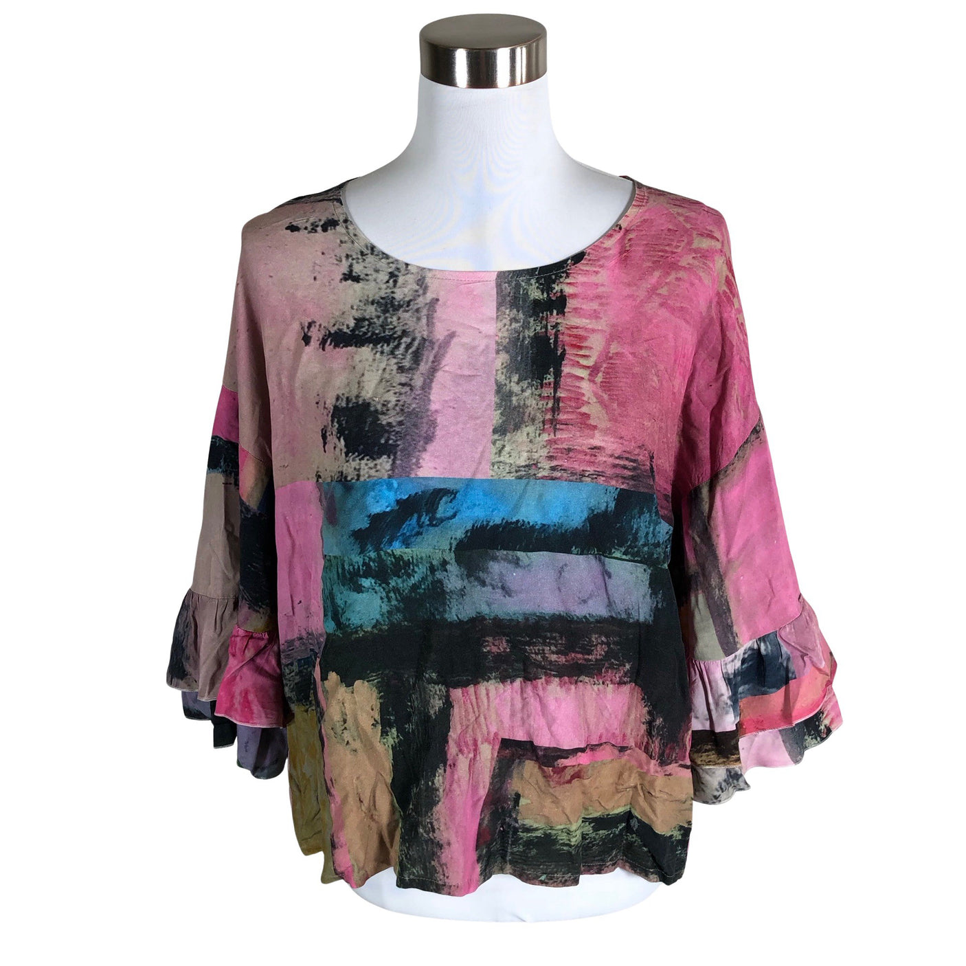 Unisex R/H Studio - Short-sleeved blouse, size 40 - Light pink (1)