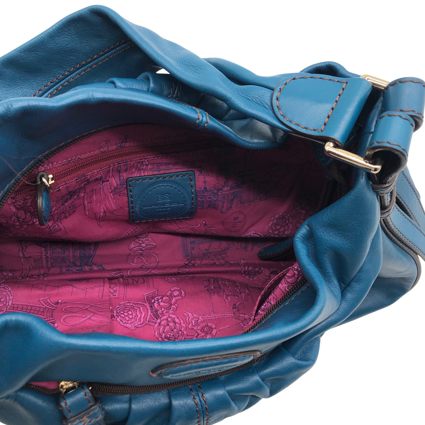 Unisex Lancel - Handbag, size Maxi - Blue (3)