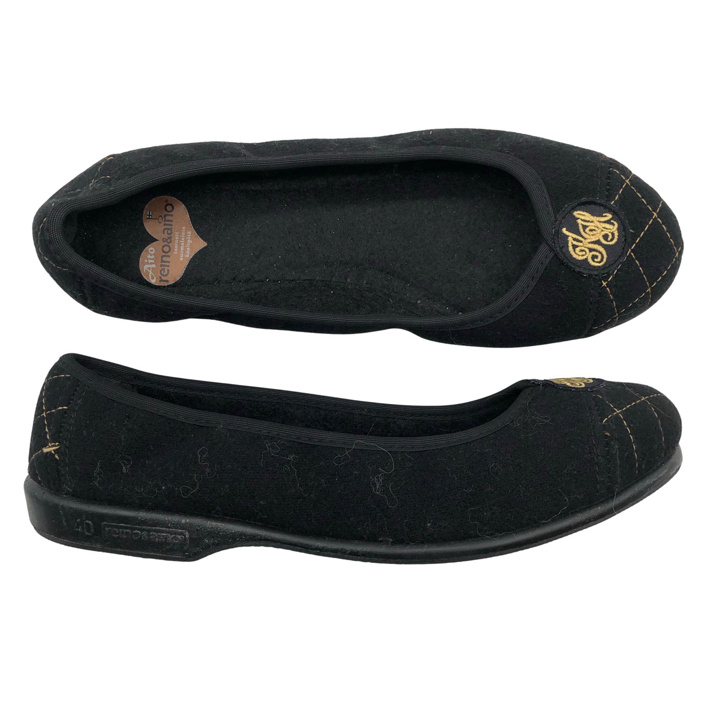 Unisex Reino&Aino - Ballerinas, size 40 - Black (1)