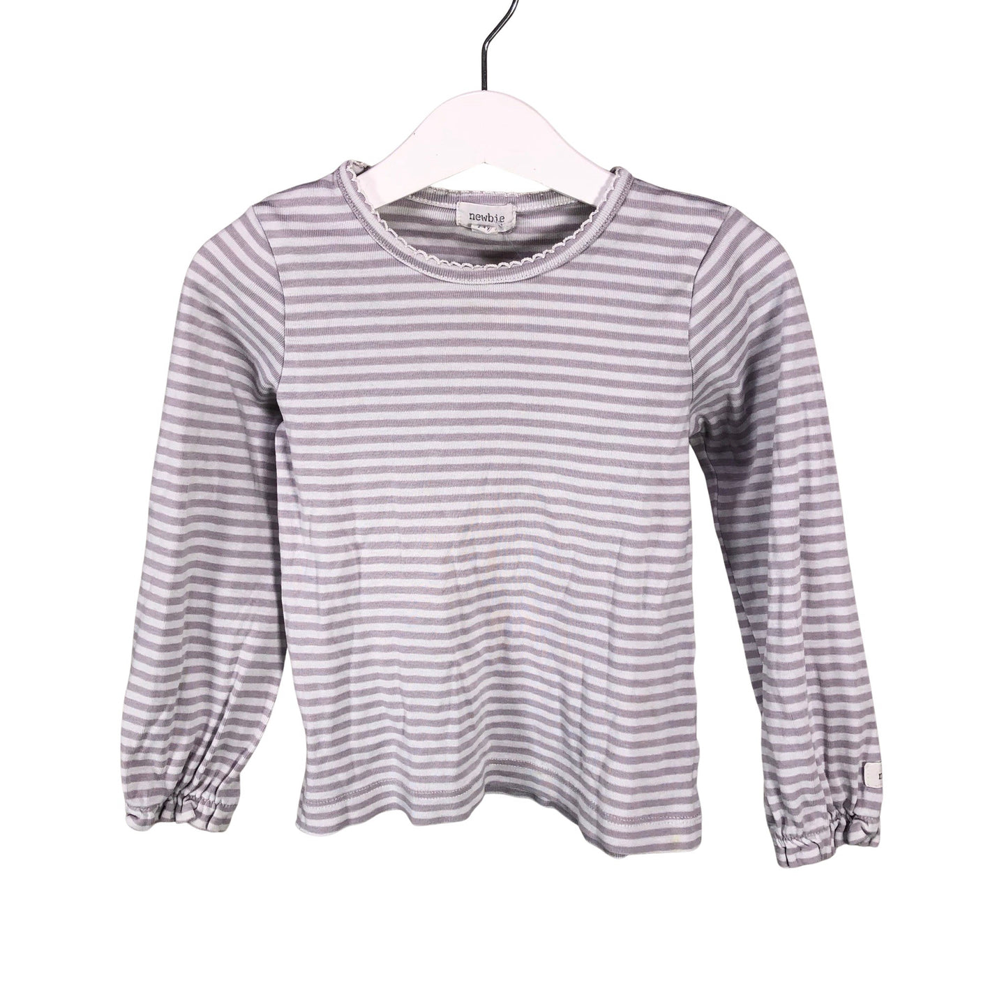 Unisex Newbie - Tricot shirt, size 98 - 104 - Gray (1)