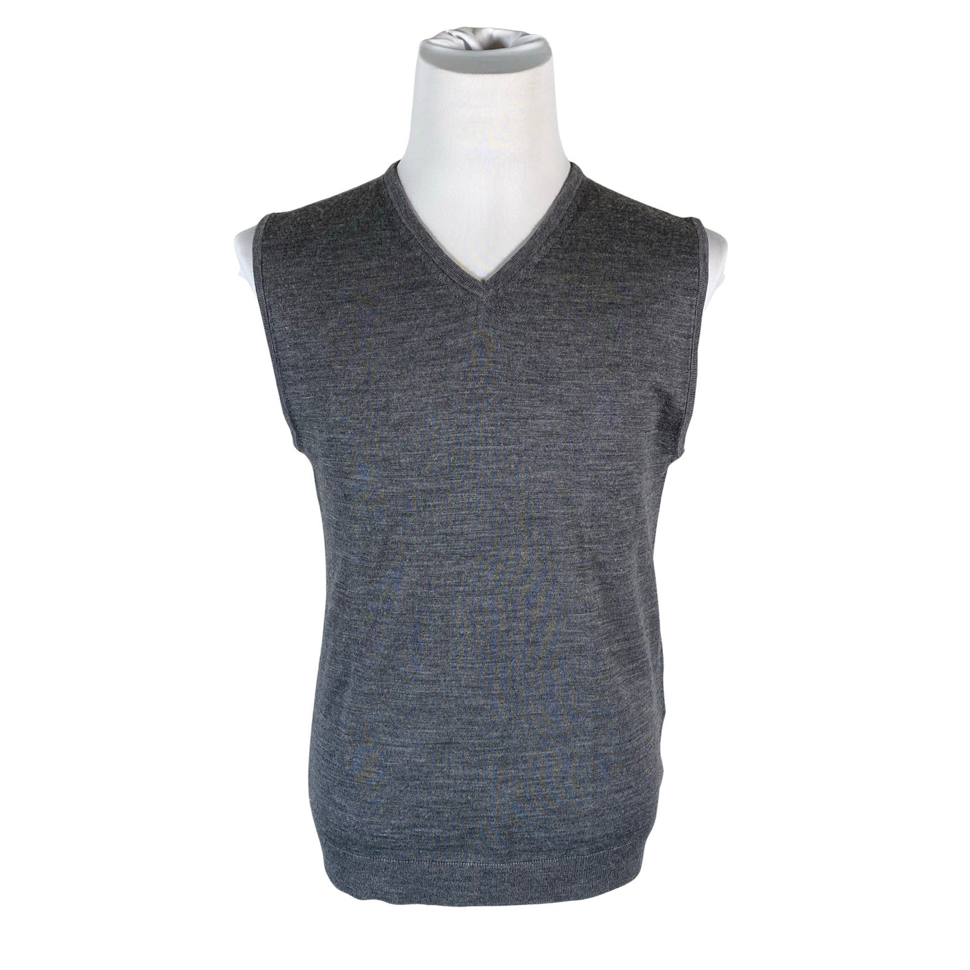 Unisex Selected - Knit vest, size L - Gray (1)