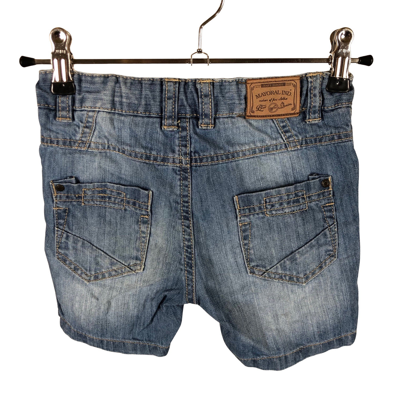 Unisex Mayoral - Denim shorts, size 86 - 92 - Blue (2)