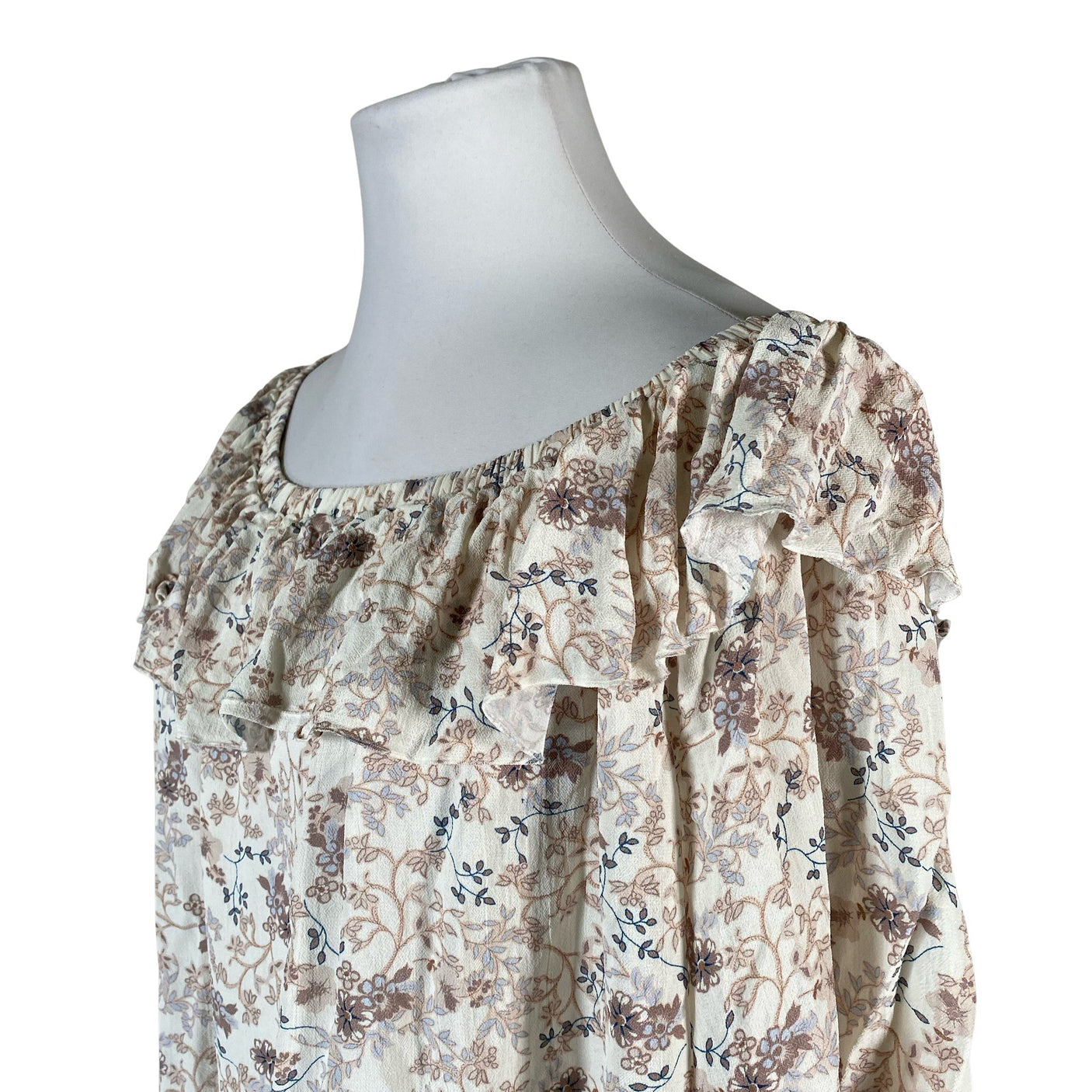 Unisex Andiata - Short-sleeved blouse, size 46 - Beige (3)