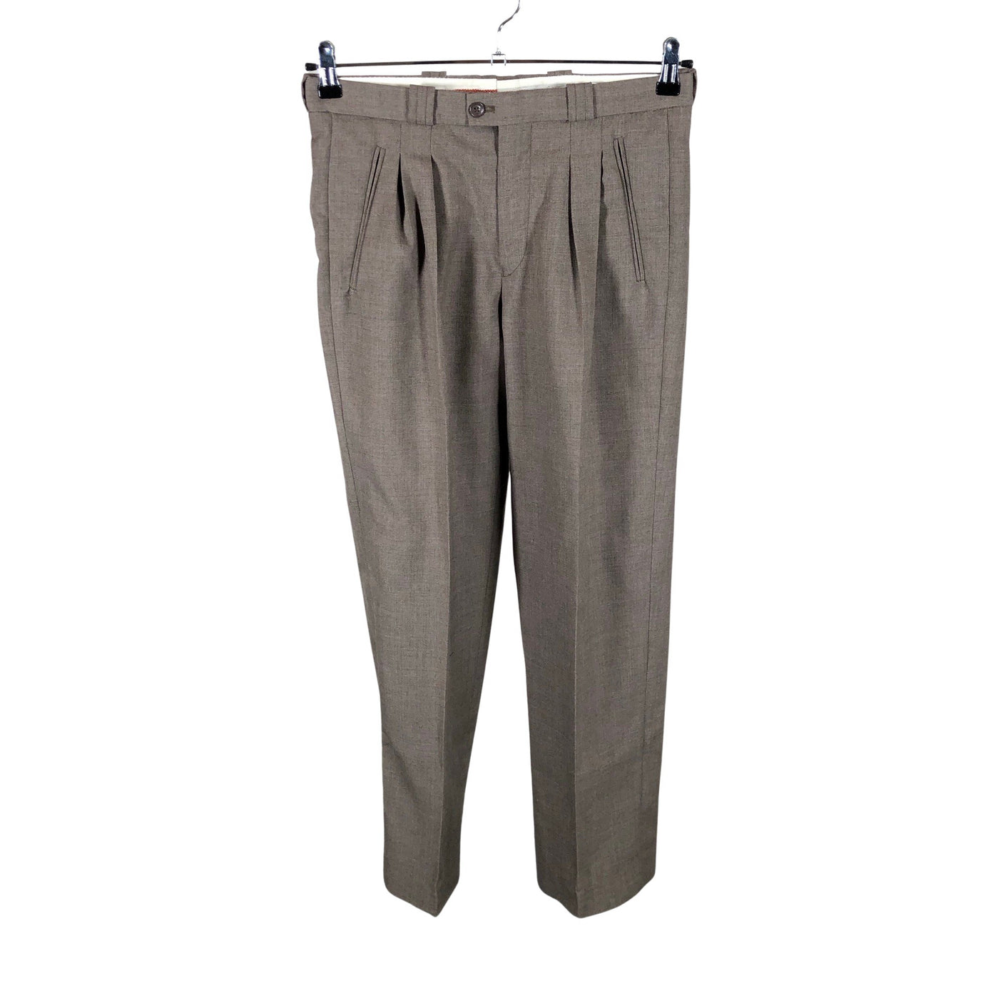 Unisex Handmade - Straight leg trousers, size 40 - Brown (1)