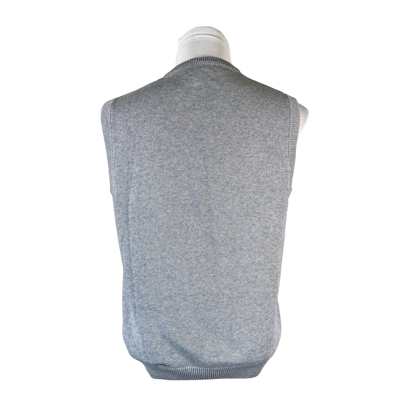 Unisex Handmade - Knit vest, size 38 - Gray (2)