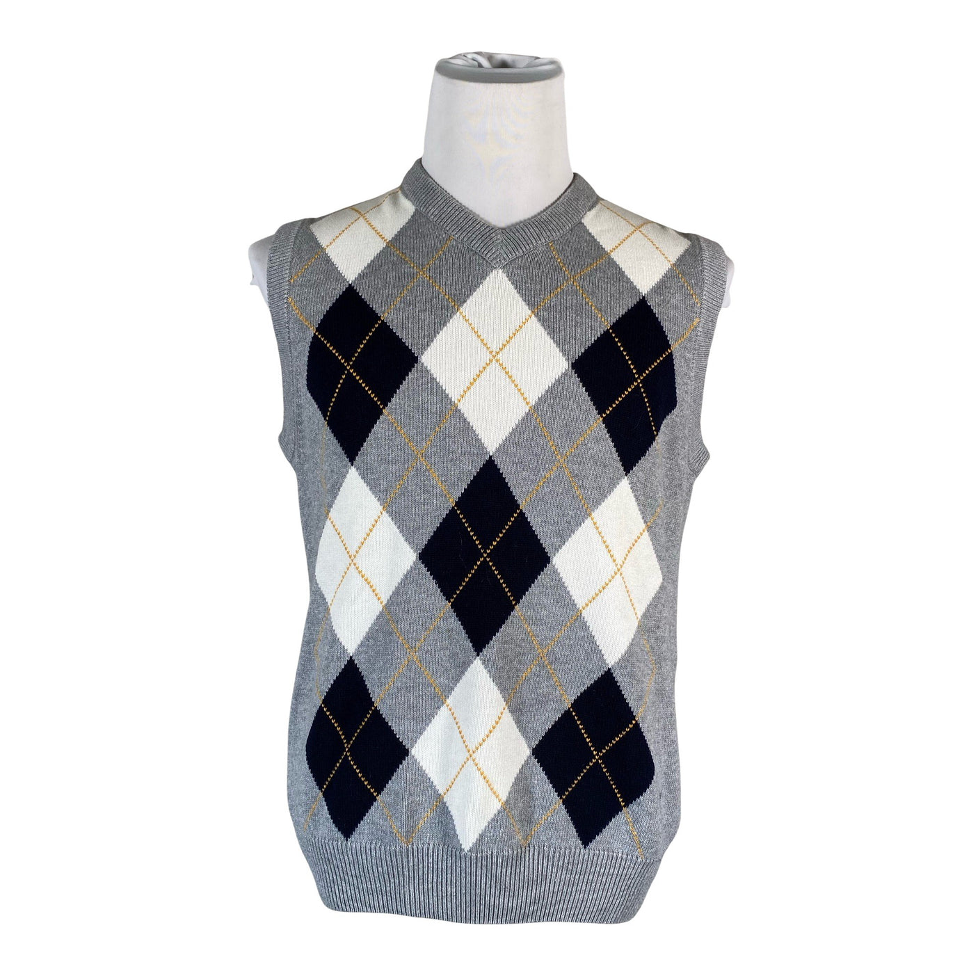 Unisex Handmade - Knit vest, size 38 - Gray (1)