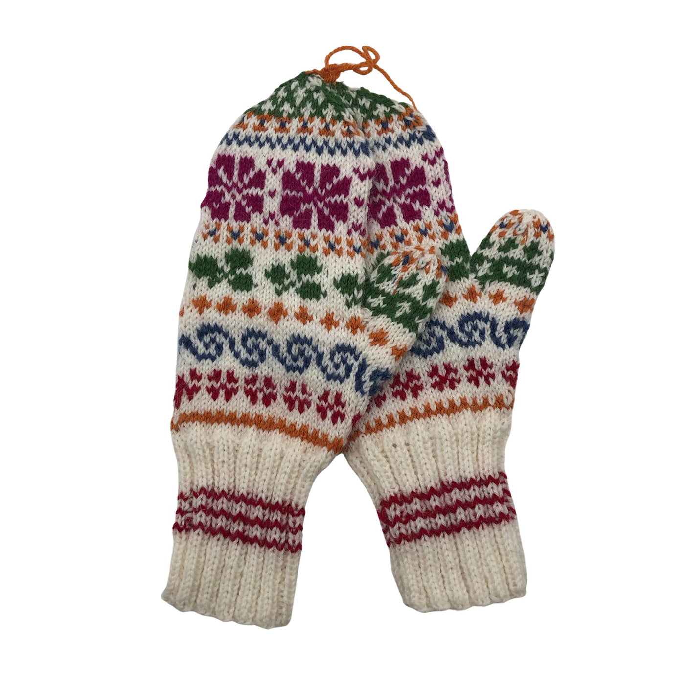 Unisex Handmade - Mittens, size No size - White (1)