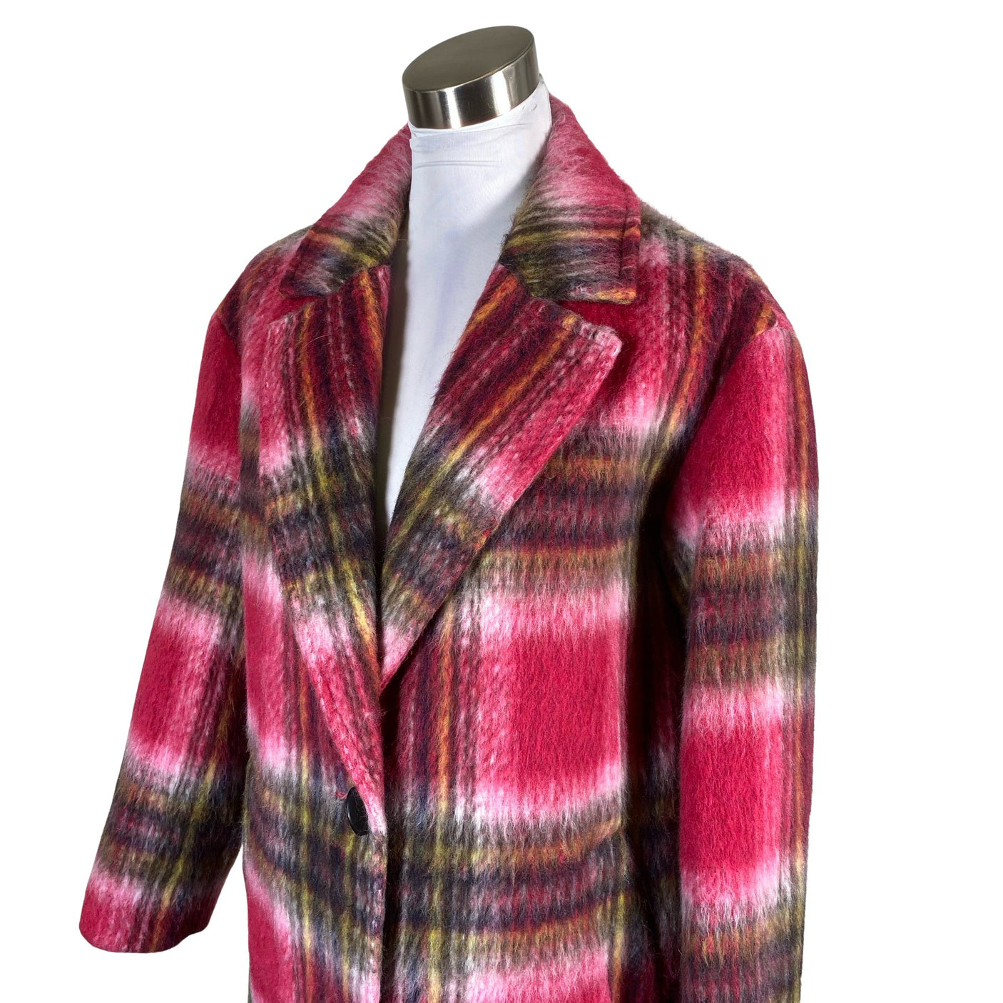 Unisex Marks&Spencer - Wool coat, size 38 - Pink (2)
