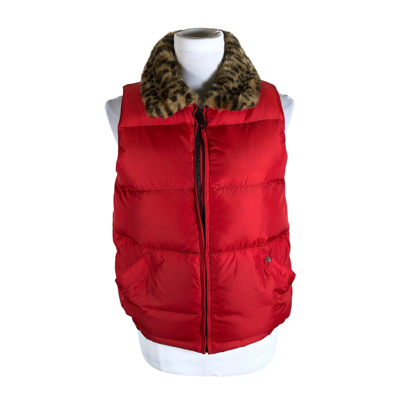 Unisex Denim & Supply Ralph Lauren - Winter vest, size 38 - Red (1)