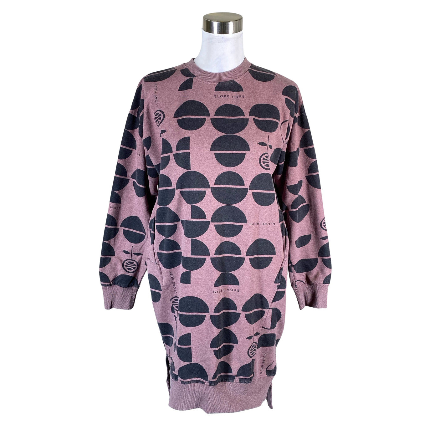 Unisex Globe Hope - Sweatshirt dress, size 36 - Violet (1)