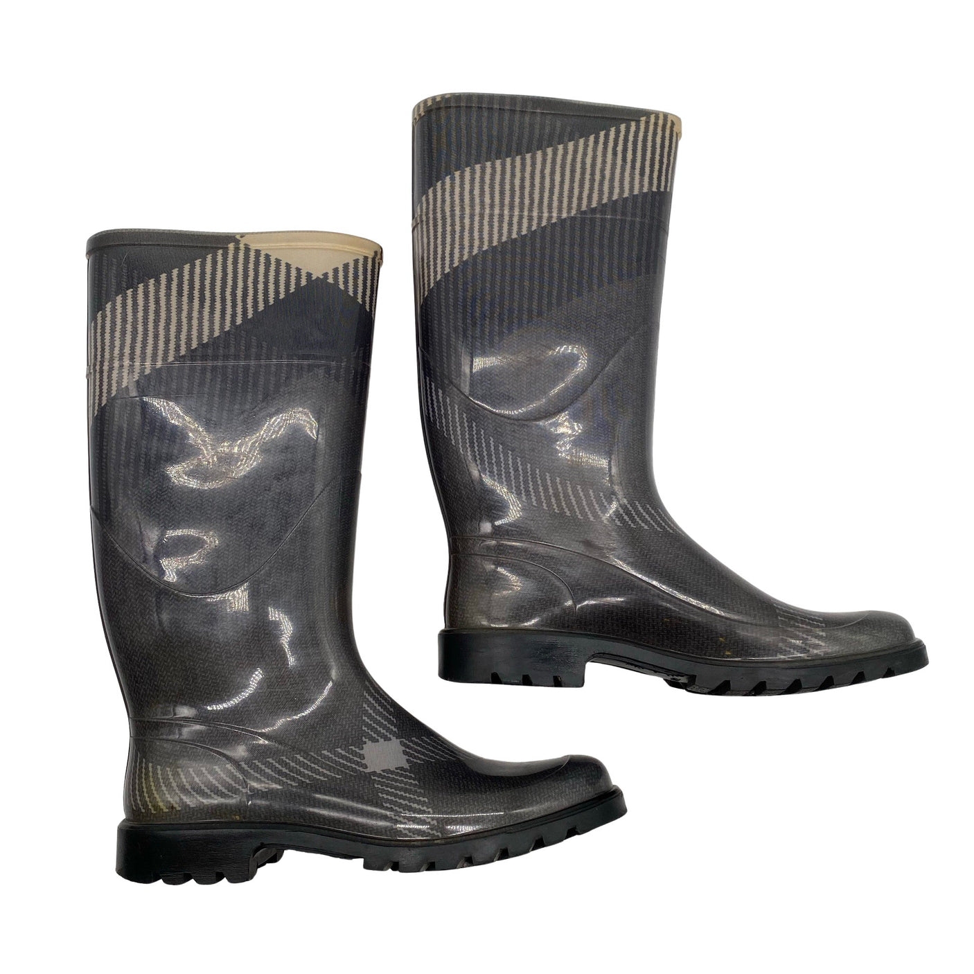 Unisex Burberry - Wellingtons, size 37 - Gray (1)