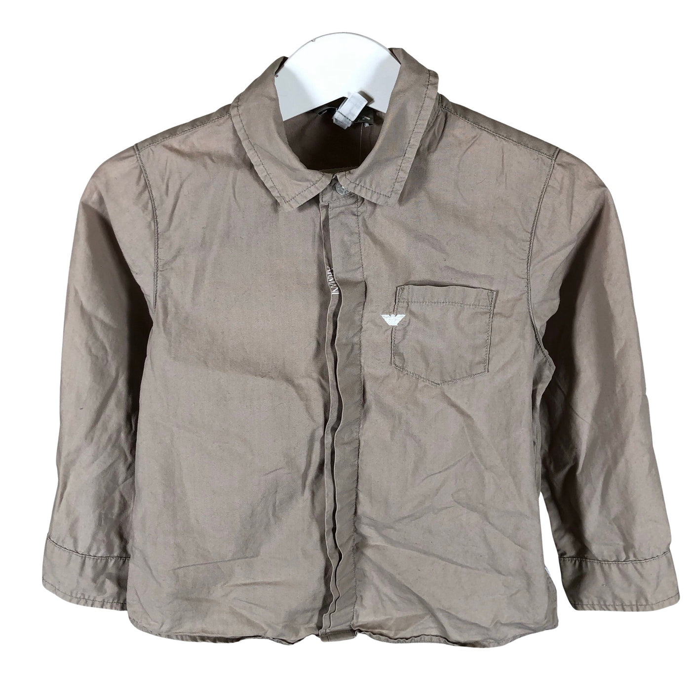 Unisex Armani Baby - Collared shirt, size 86 - 92 - Beige (1)
