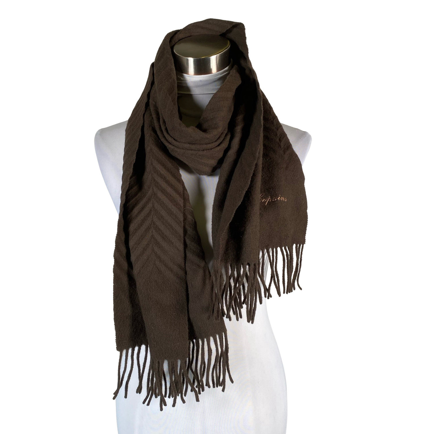Unisex Les Copains - Scarf, size Maxi - Brown (1)