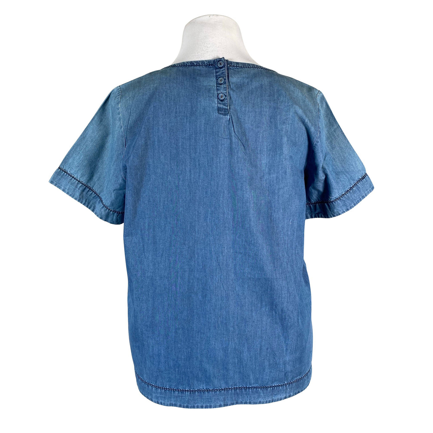 Unisex Jackpot - Short-sleeved blouse, size 42 - Blue (2)