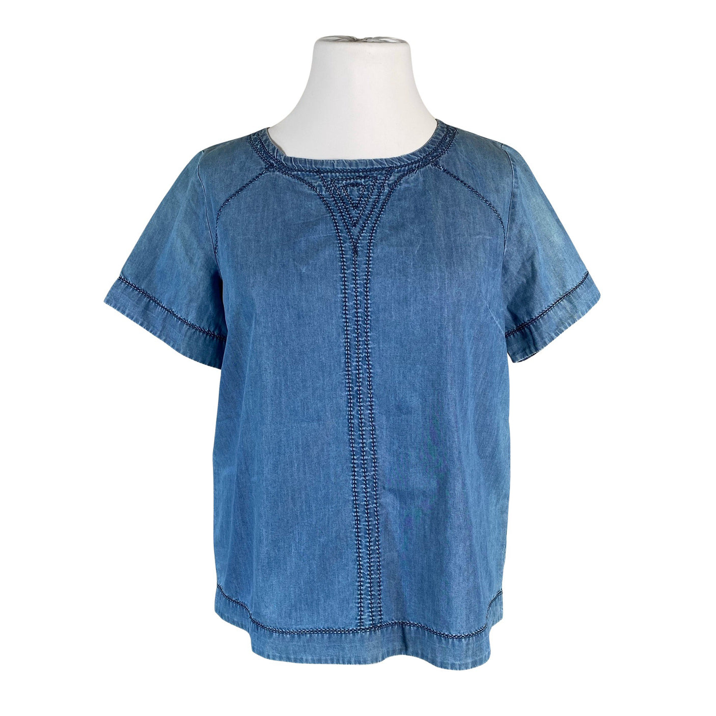 Unisex Jackpot - Short-sleeved blouse, size 42 - Blue (1)