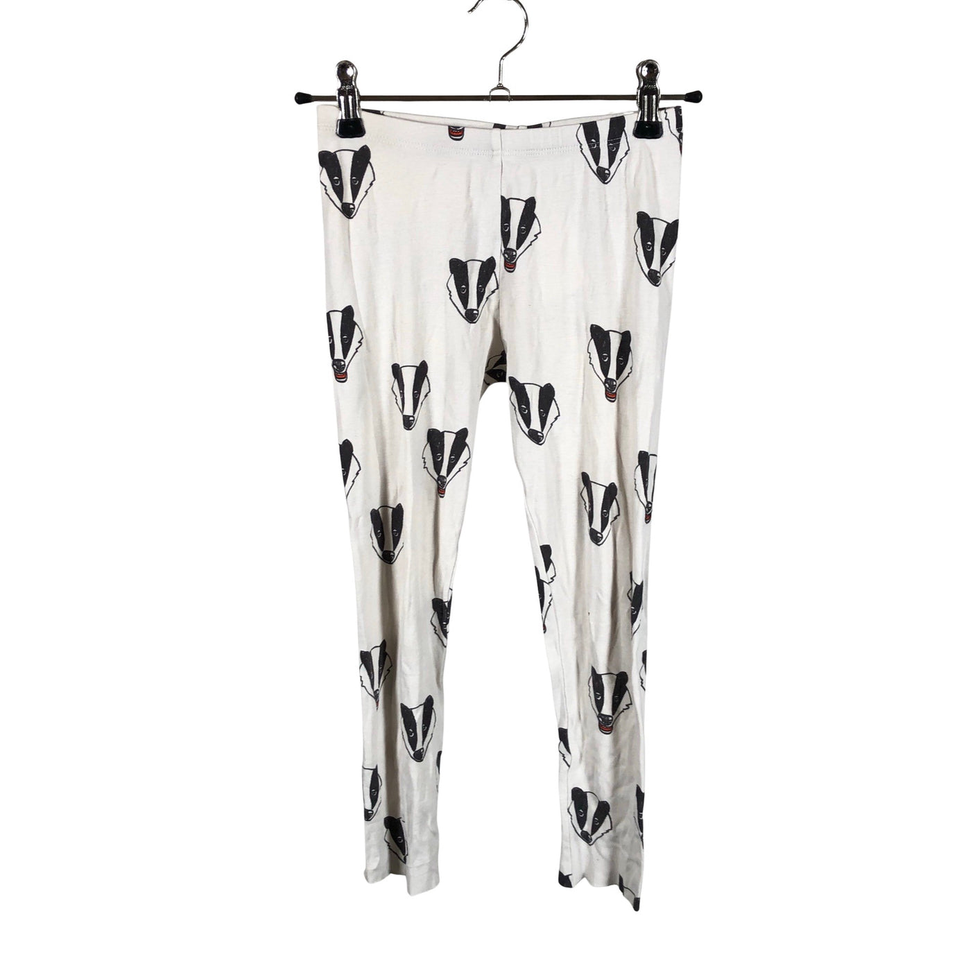 Unisex Mini Rodini - Leggings, size 116 - 122 - White (1)