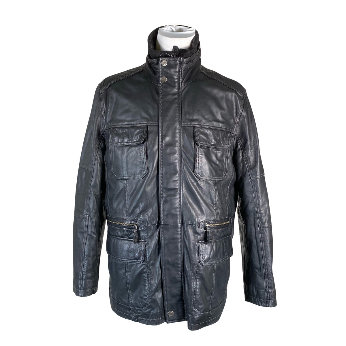 Unisex Brandt - Leather jacket, size L - Black (1)