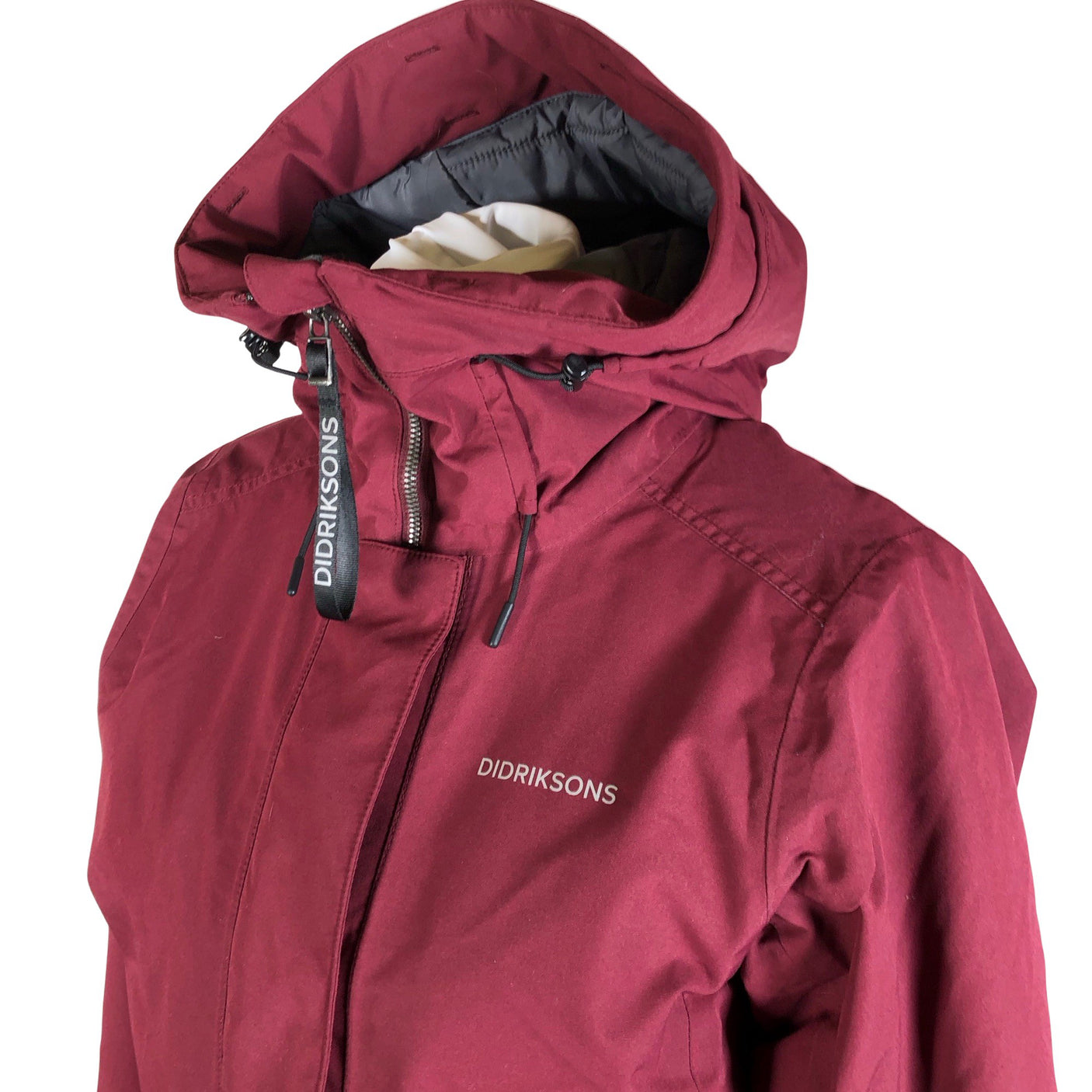 Unisex Didriksons - Lightly padded jacket, size 36 - Wine red (3)