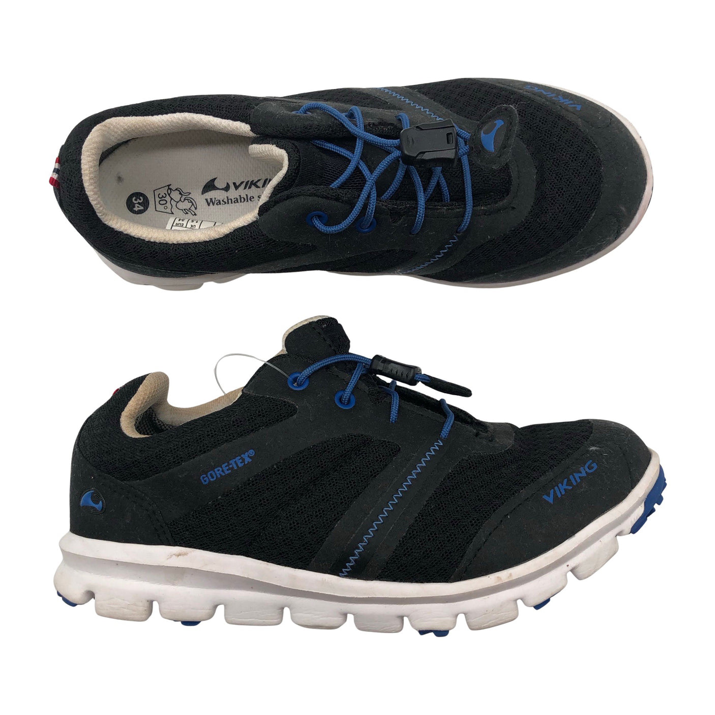 Unisex Viking - Sneakers, size 34 - Black (1)