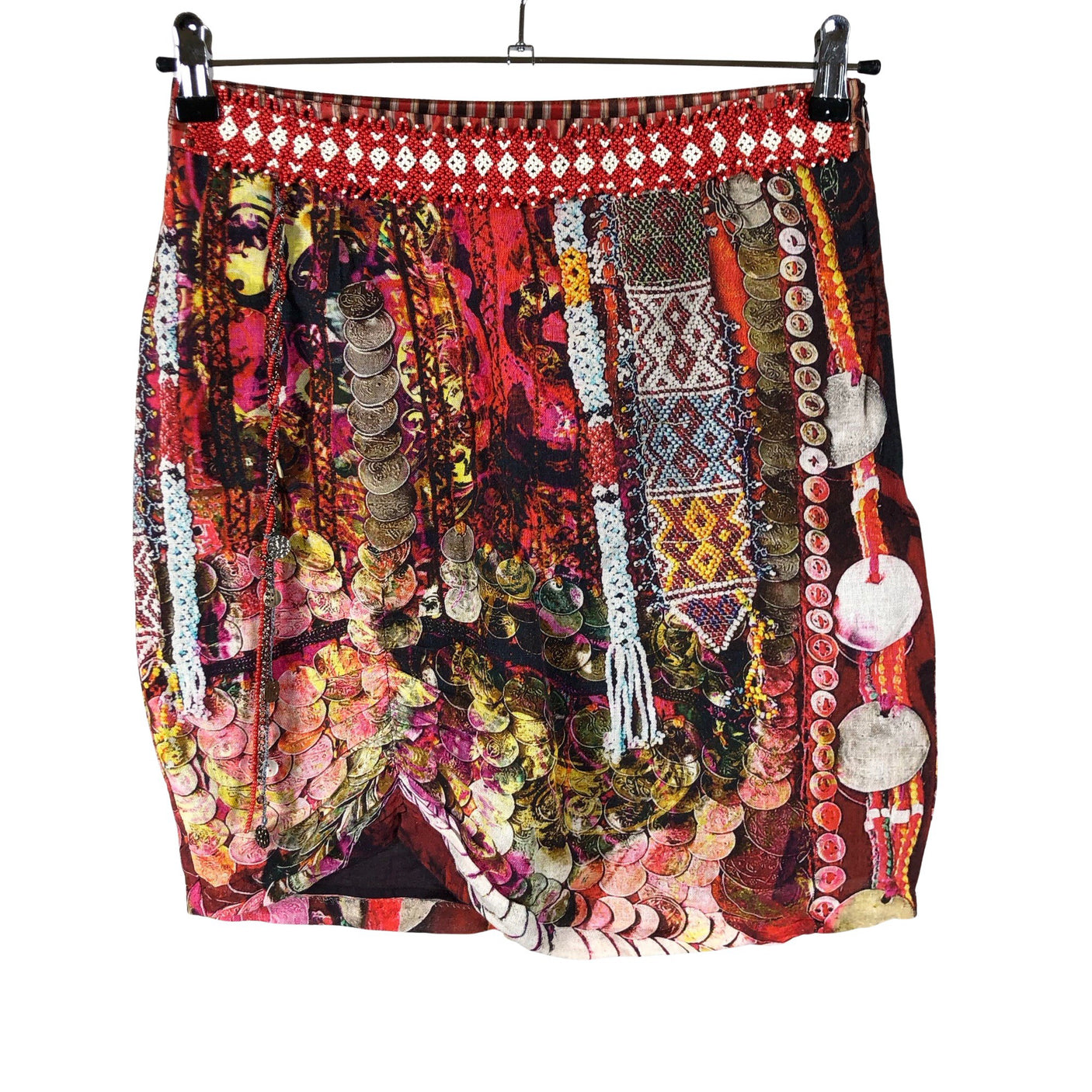 Unisex Desigual - Fabric skirt, size 38 - Red (1)