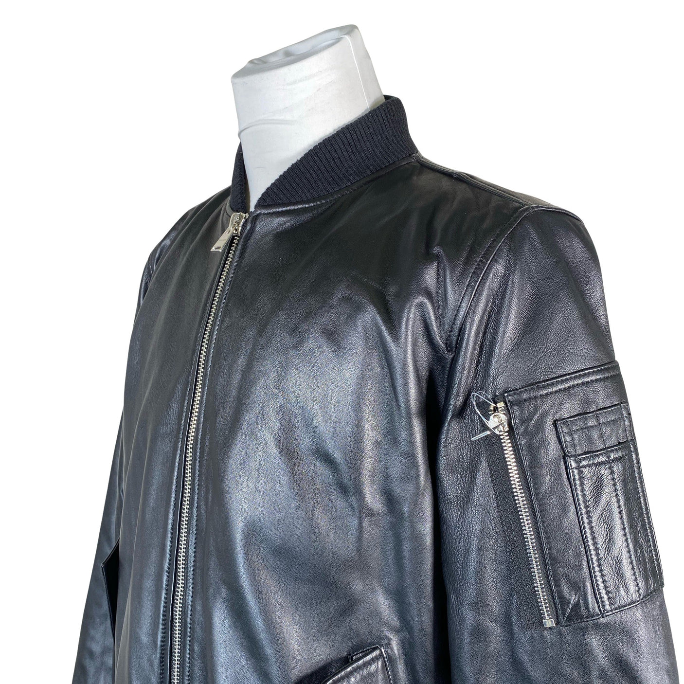 Unisex Trussardi - Leather jacket, size XXXL - Black (3)