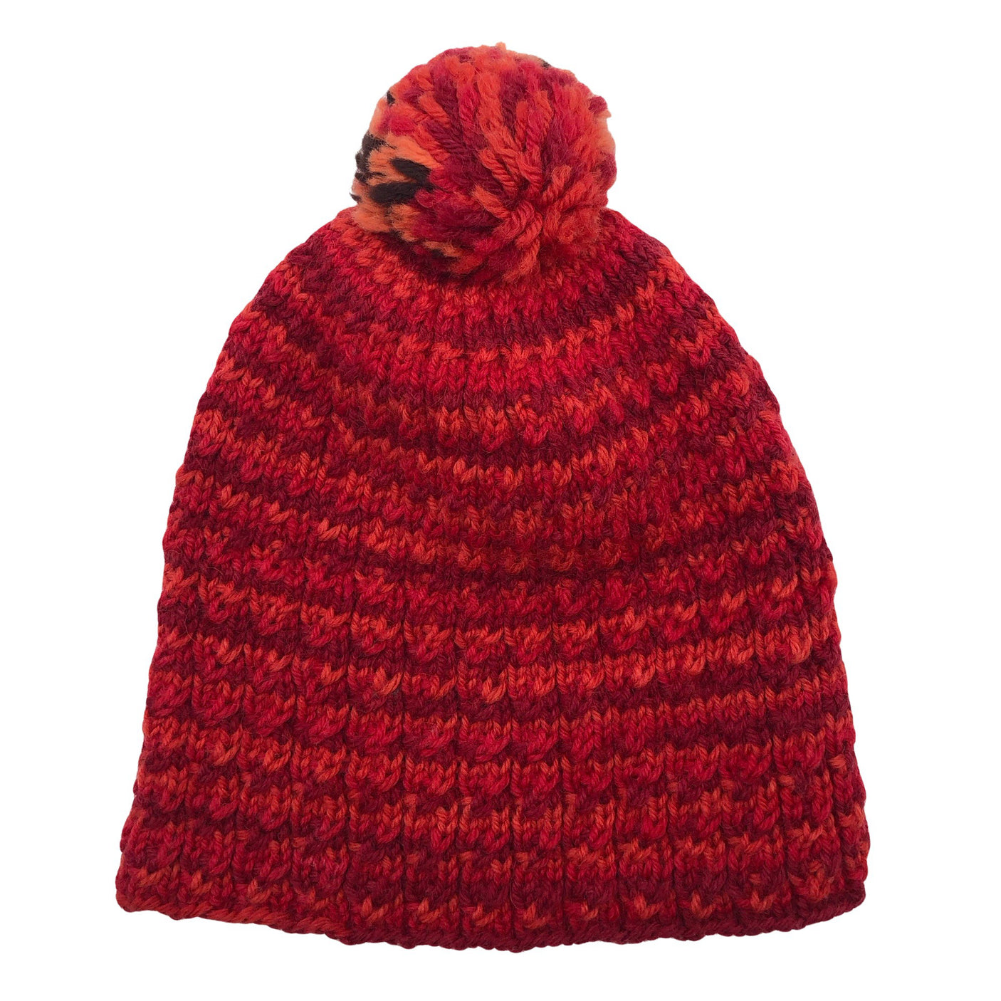 Unisex Handmade - Winter beanie, size 52 - 54 cm - Red (1)