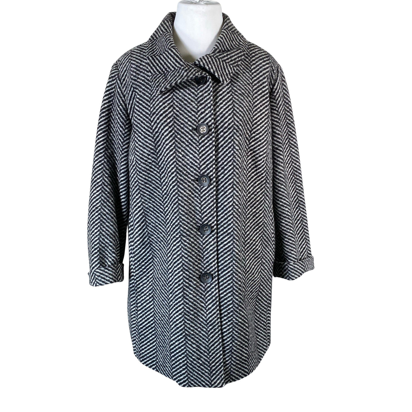 Unisex Kj Brand - Wool coat, size 48 - Gray (1)