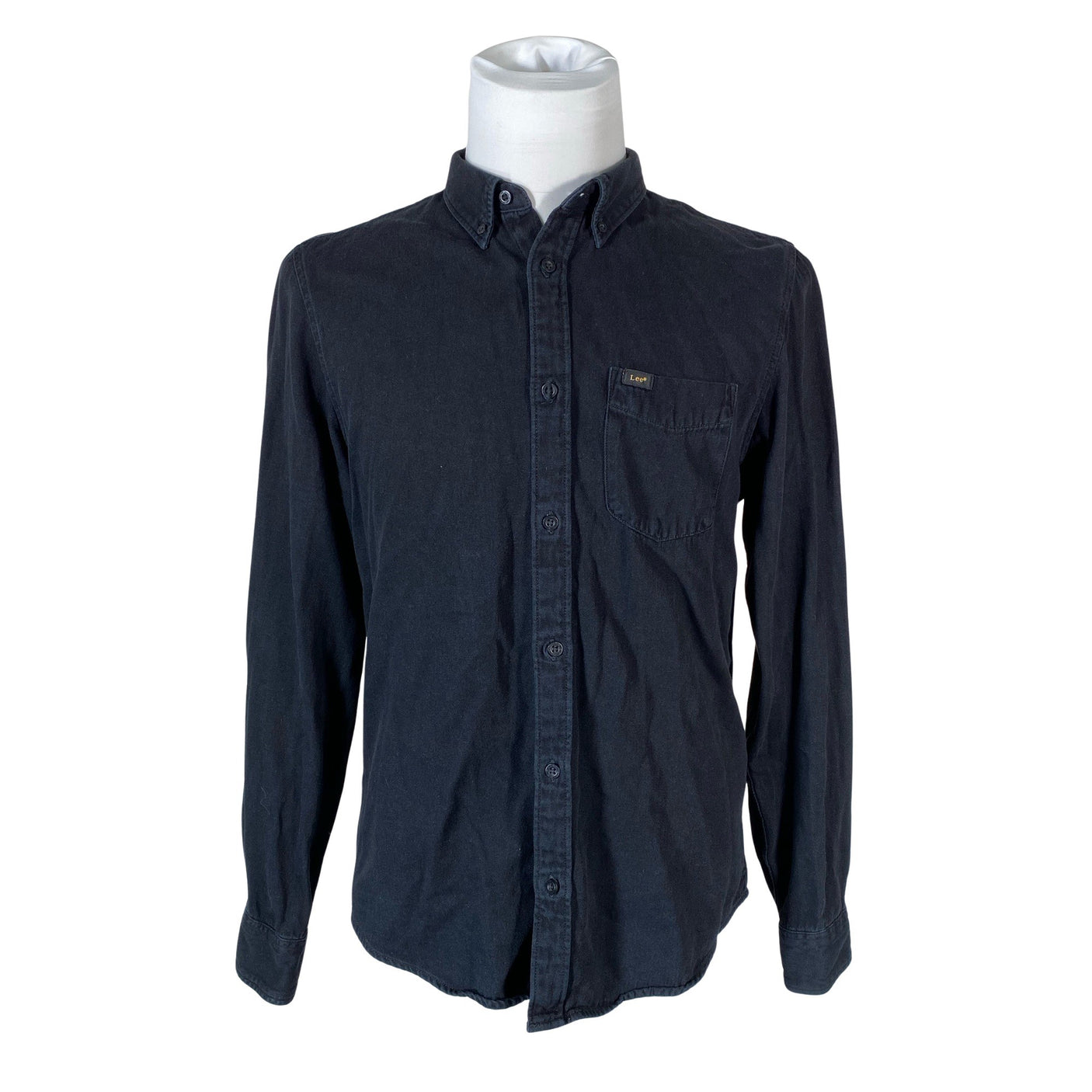 Unisex Lee - Collared shirt, size 48 - Black (1)