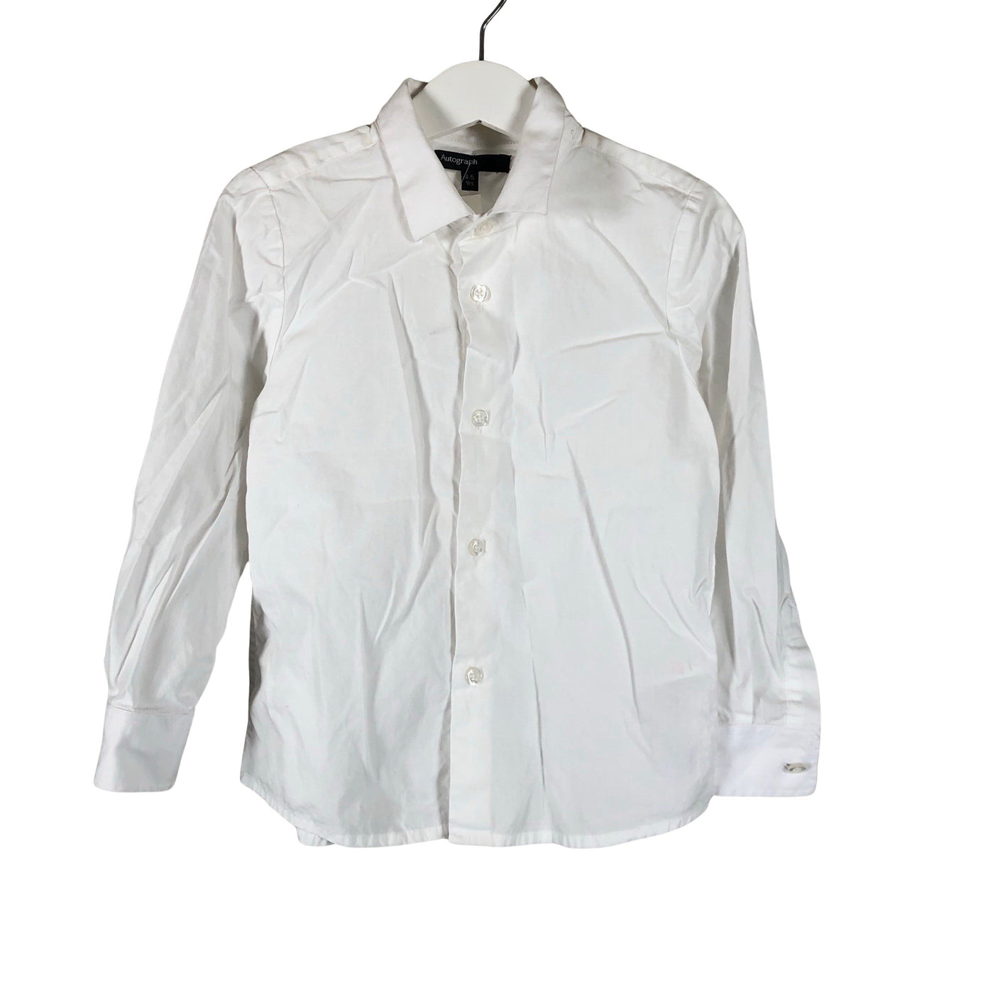 Unisex Autograph by Marks & Spencer - Collared shirt, size 104 - 110 - White (1)