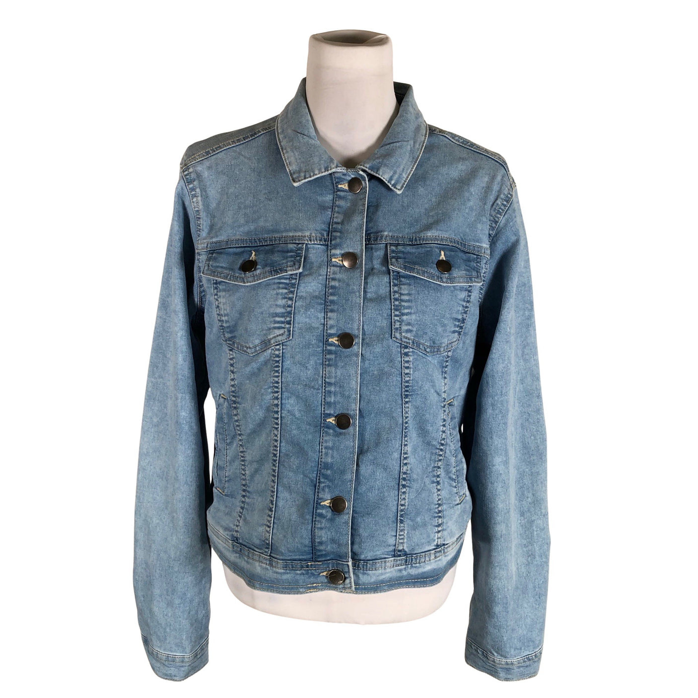 Unisex Kaffe - Denim jacket, size 40 - Light blue (1)