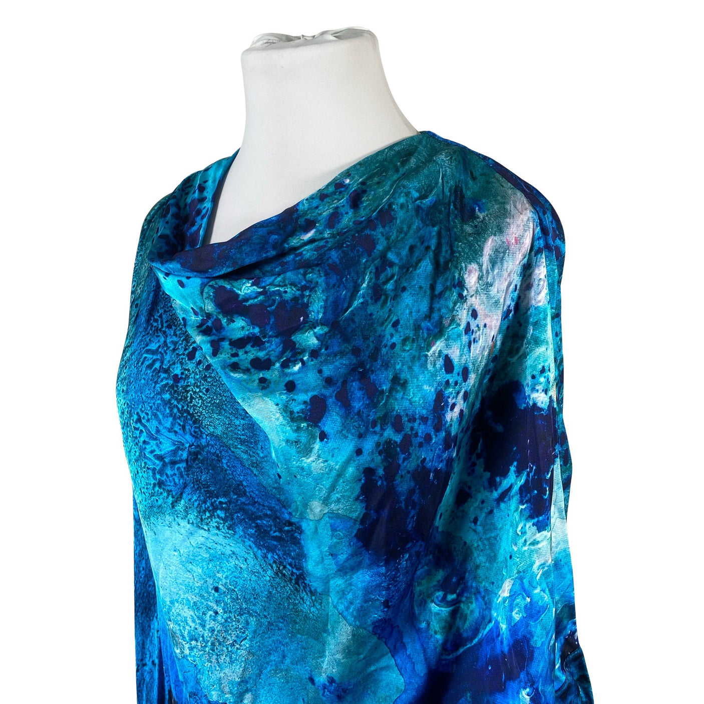 Unisex Marita Huurinainen - Schiffon dress, size 44 - Blue (2)