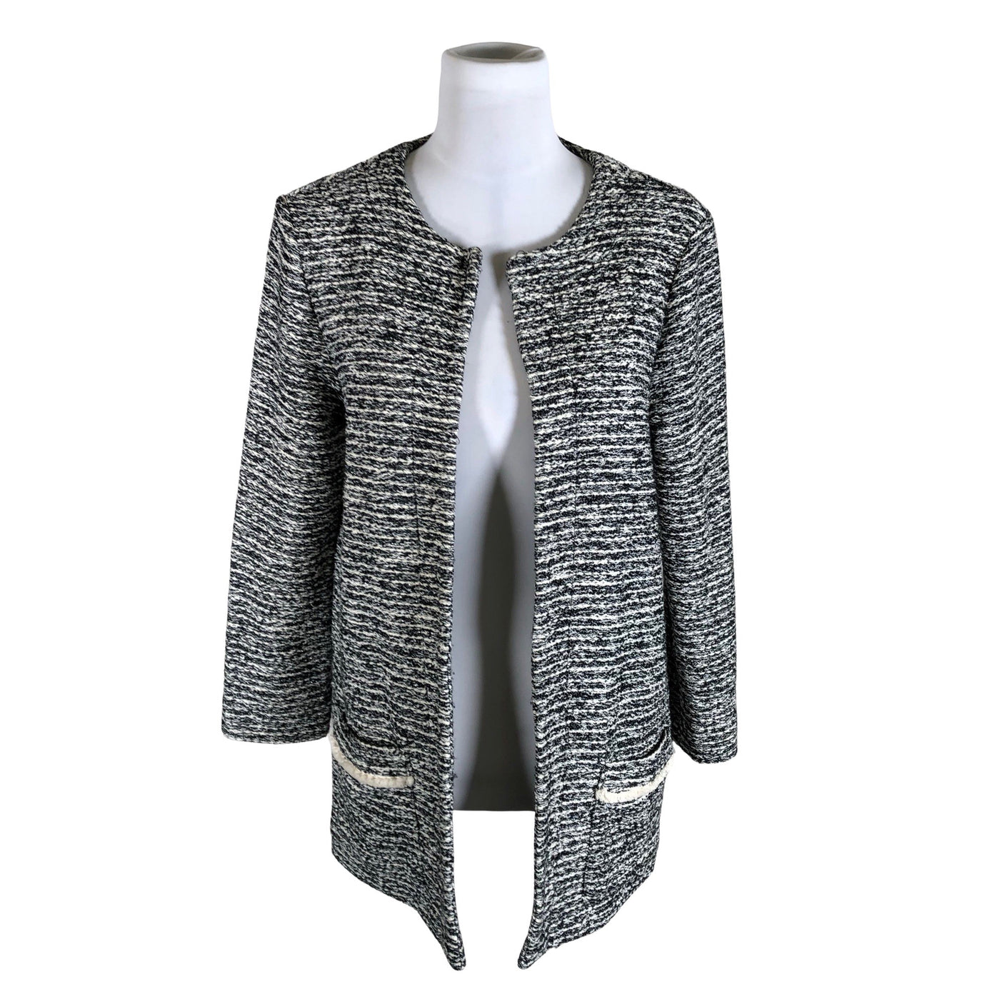 Unisex Cut & Pret - Cardigan, size 38 - Black (1)