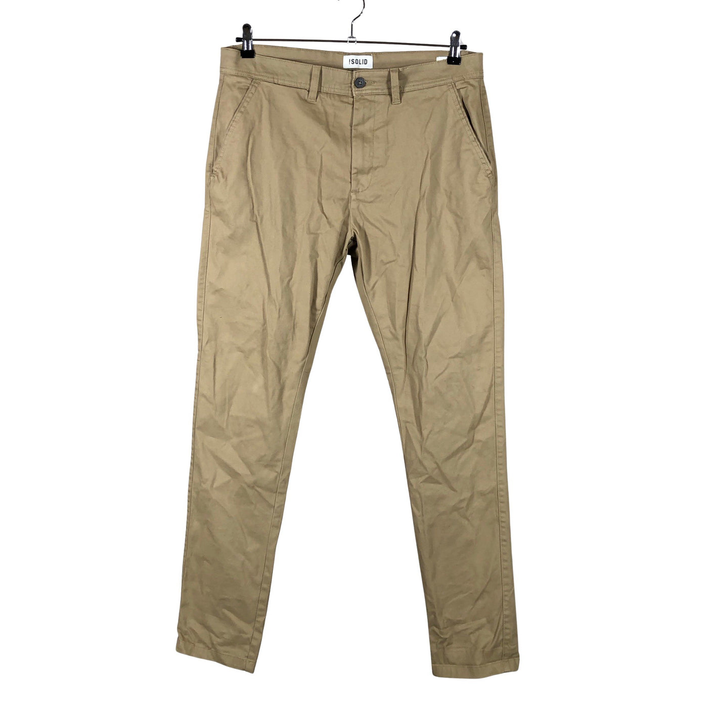 Unisex Solid - Chinos, size W34 - Beige (1)
