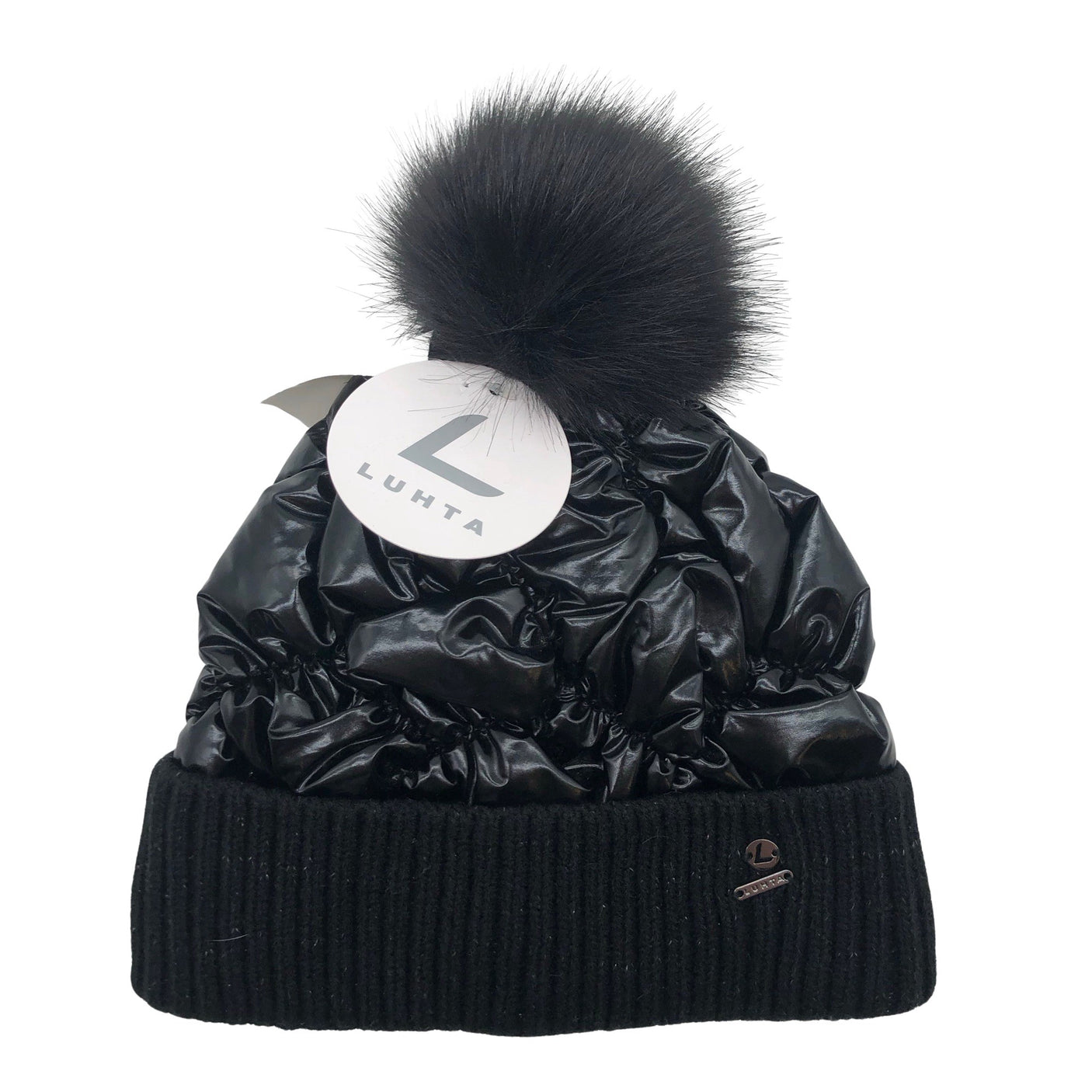 Unisex Rukka - Winter beanie, size 54 - 56 cm - Black (1)