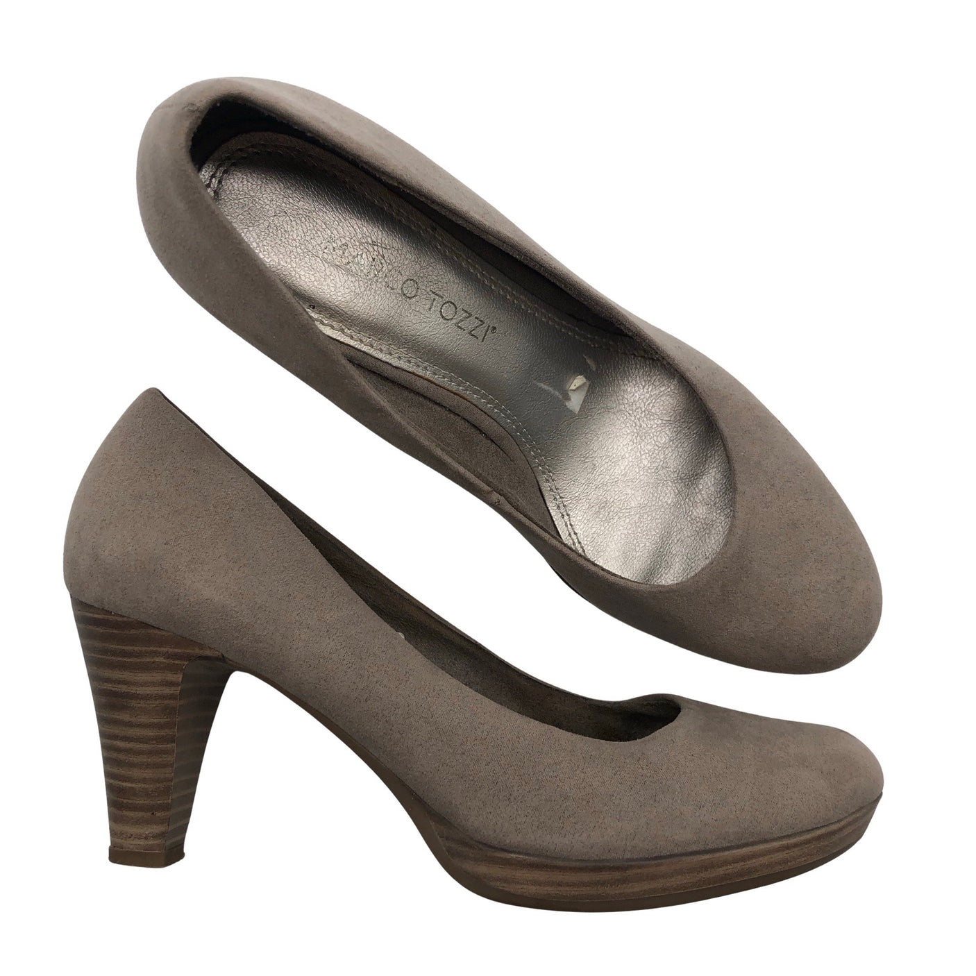 Unisex Marco Tozzi - High heels, size 37 - Gray (1)