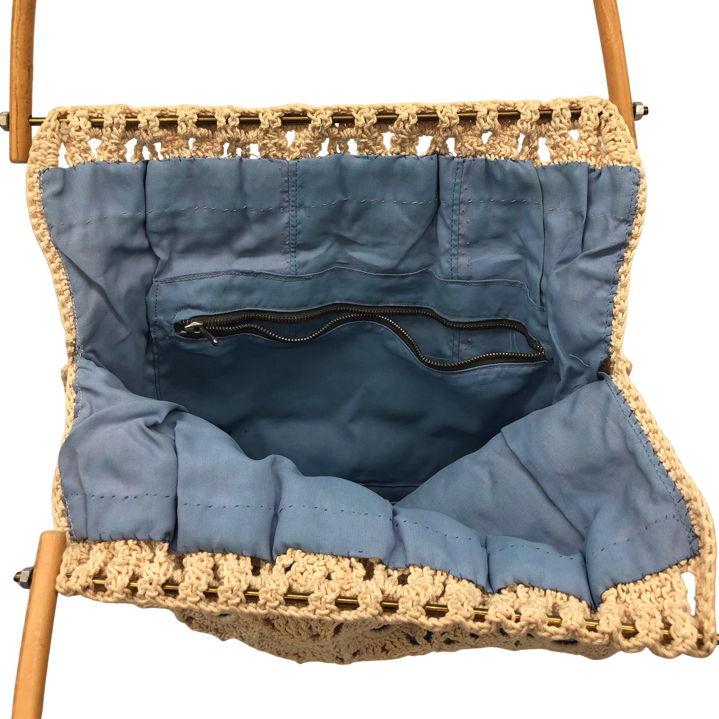 Unisex Handmade - Handbag, size Midi - Beige (2)