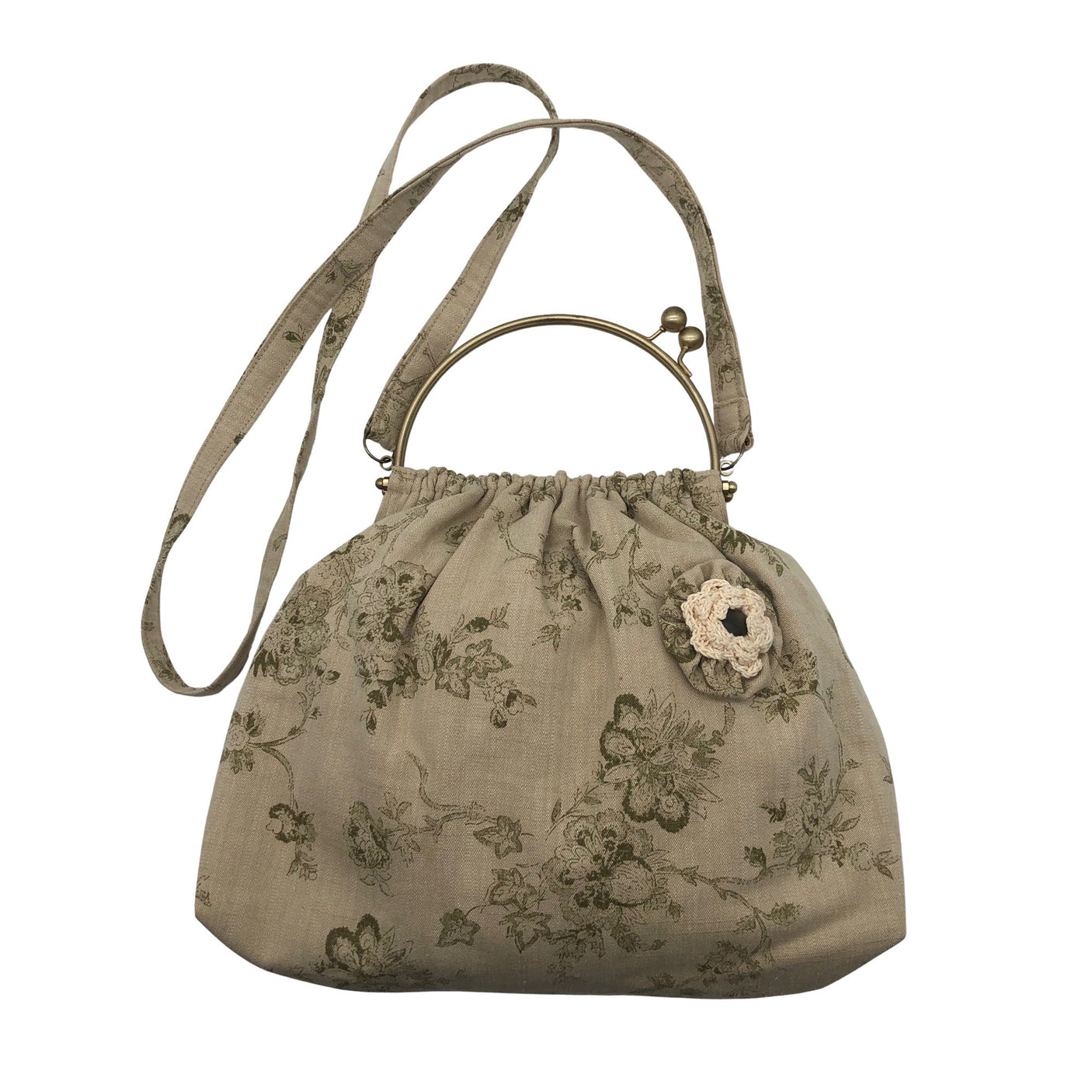 Unisex Handmade - Handbag, size Midi - Beige (1)