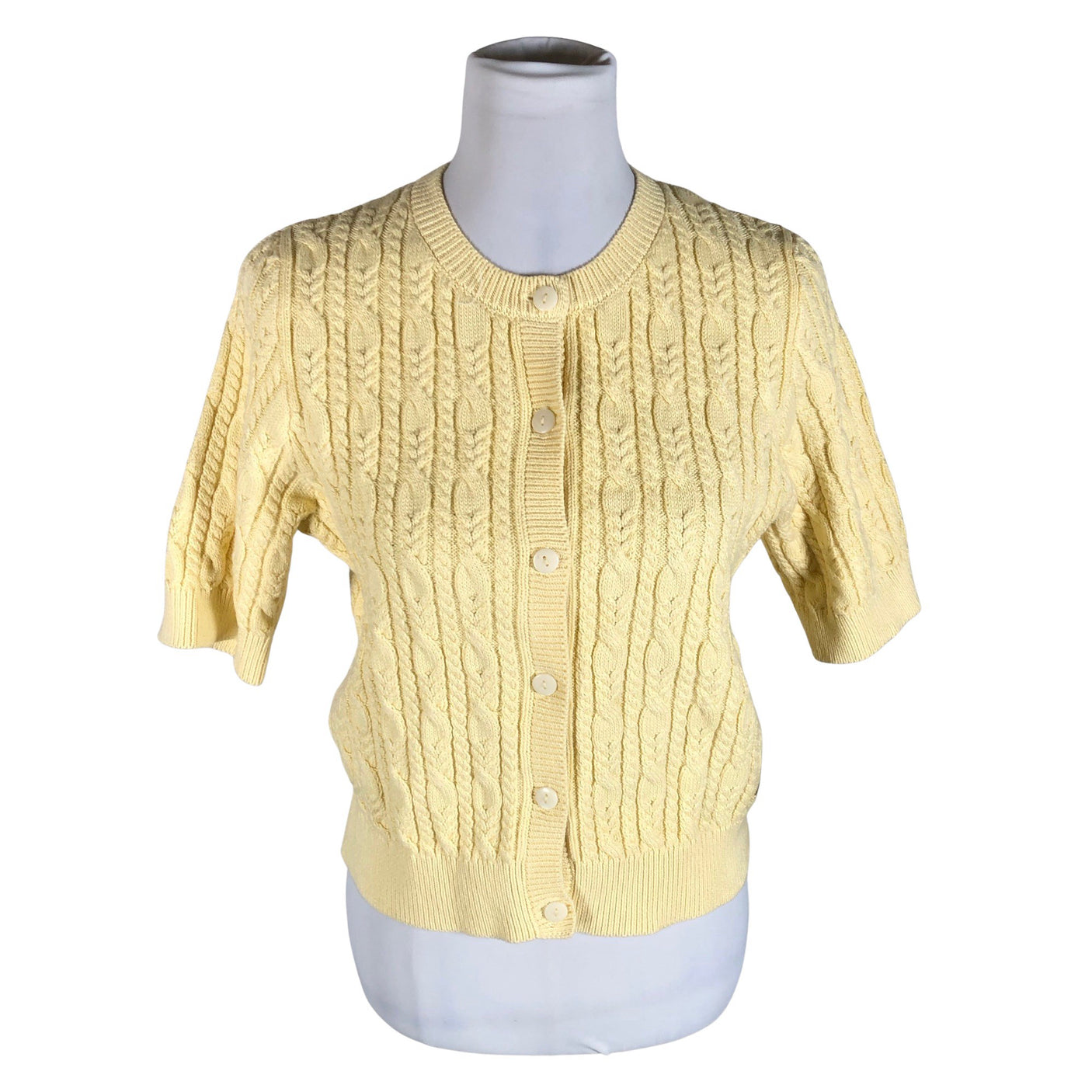 Unisex Holly & Whyte by Lindex - Cardigan, size 38 - Yellow (1)