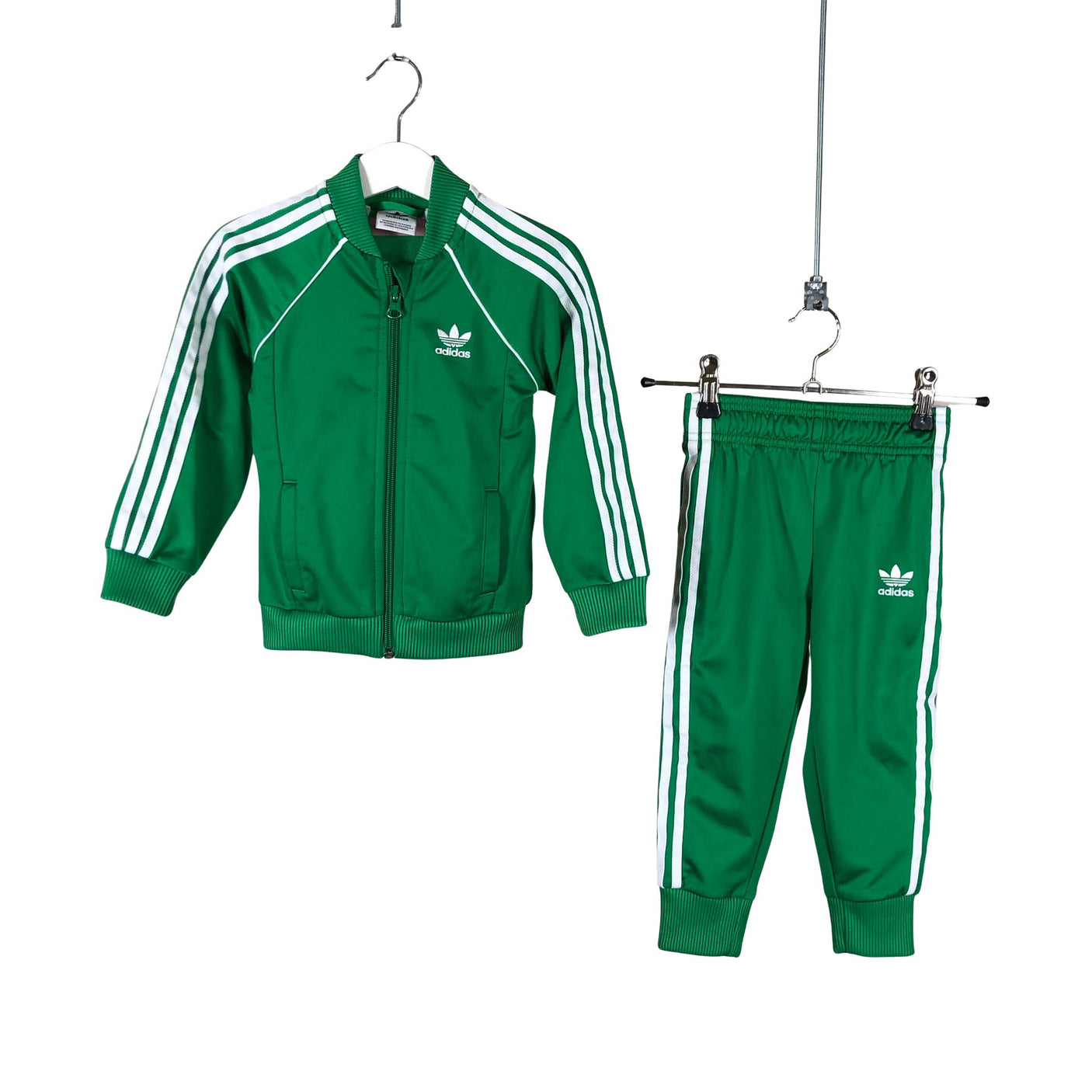 Unisex Adidas - Track jacket, size 86 - 92 - Green (1)