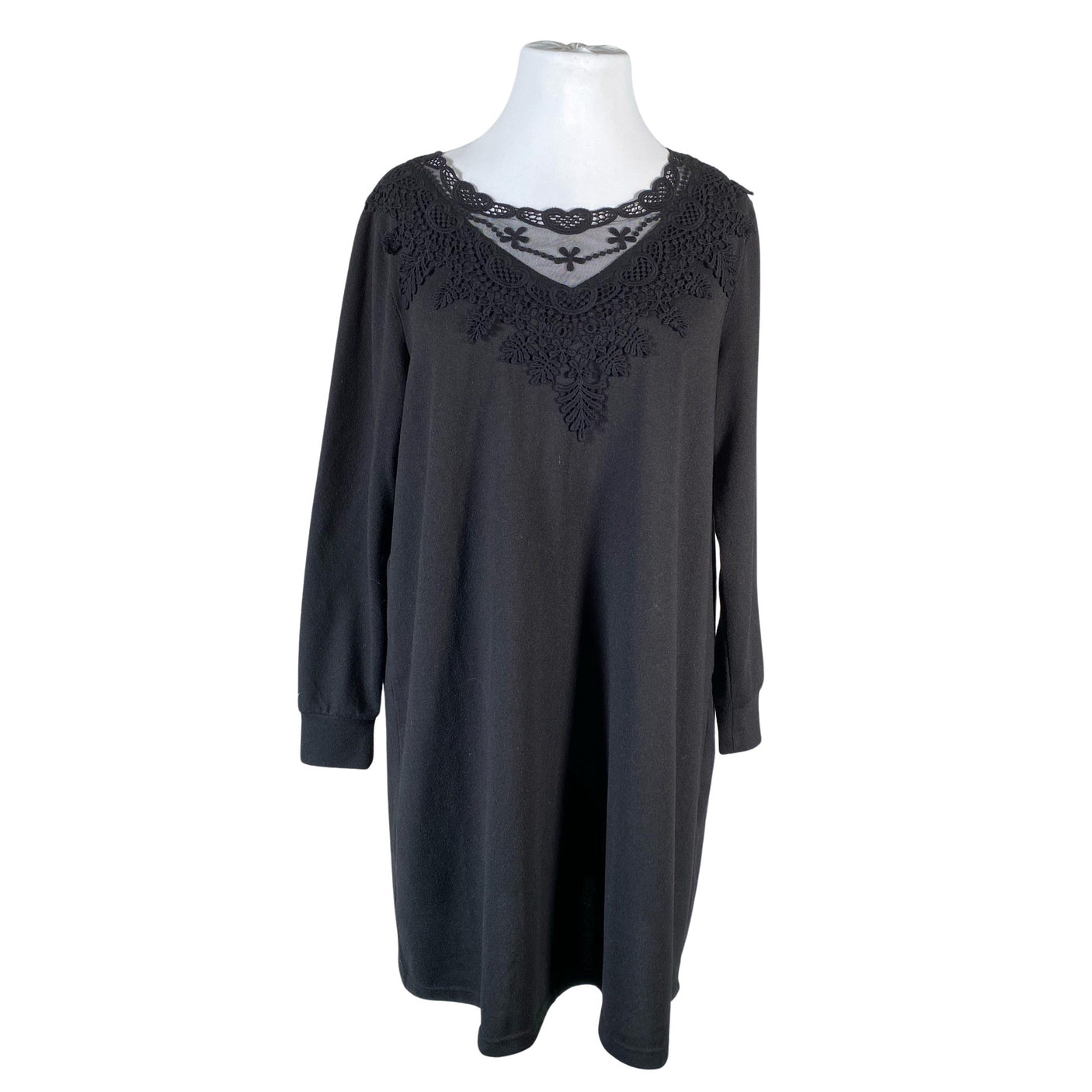 Unisex Zizzi - Knit dress, size 46 - Black (1)