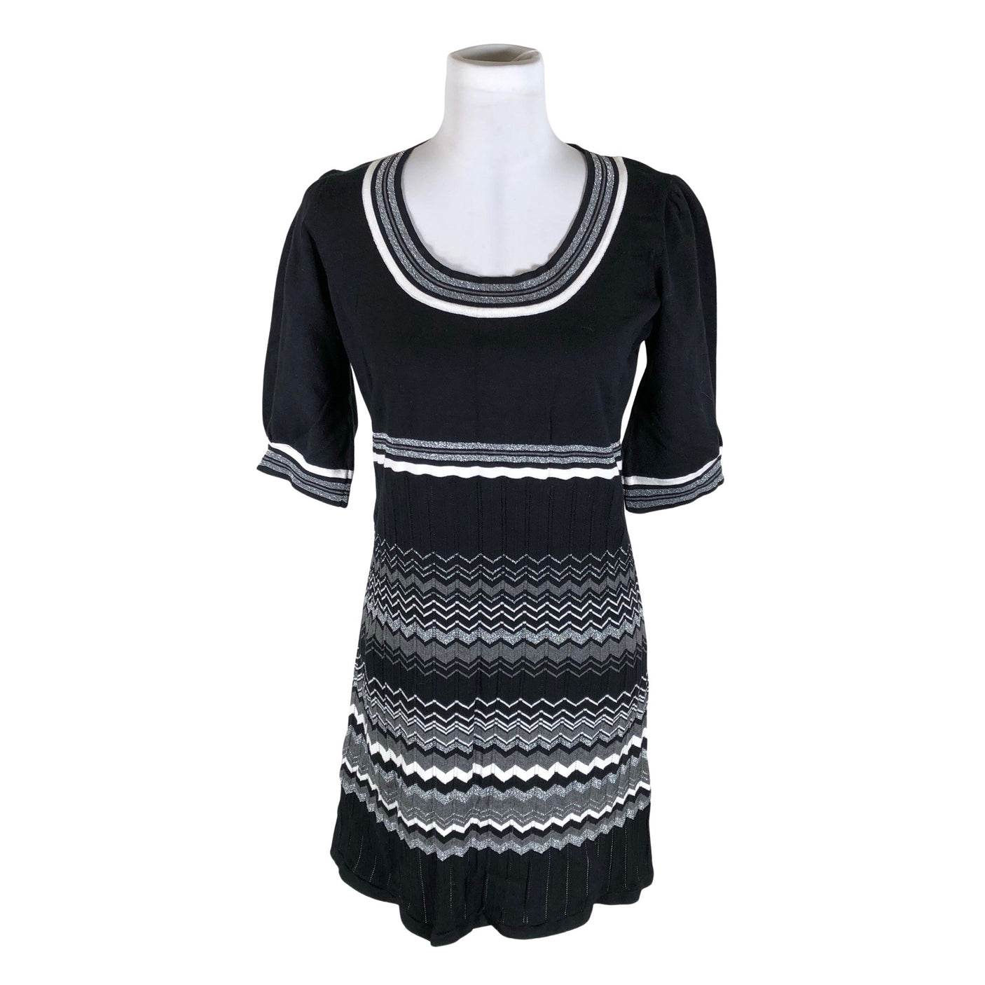 Unisex Lindex - Knit dress, size 40 - Black (1)
