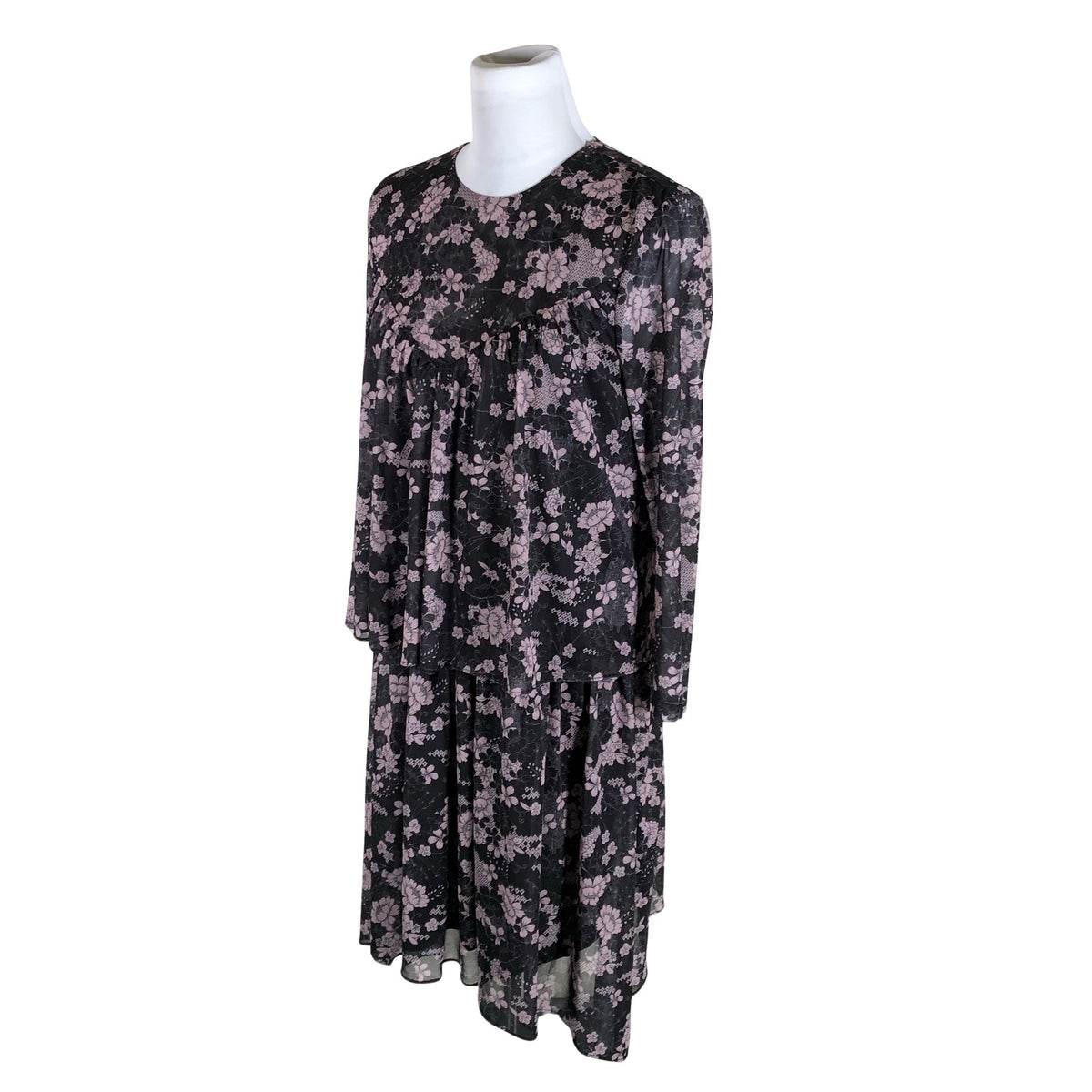 Unisex Rebecca Minkoff - Schiffon dress, size 40 - Black (3)